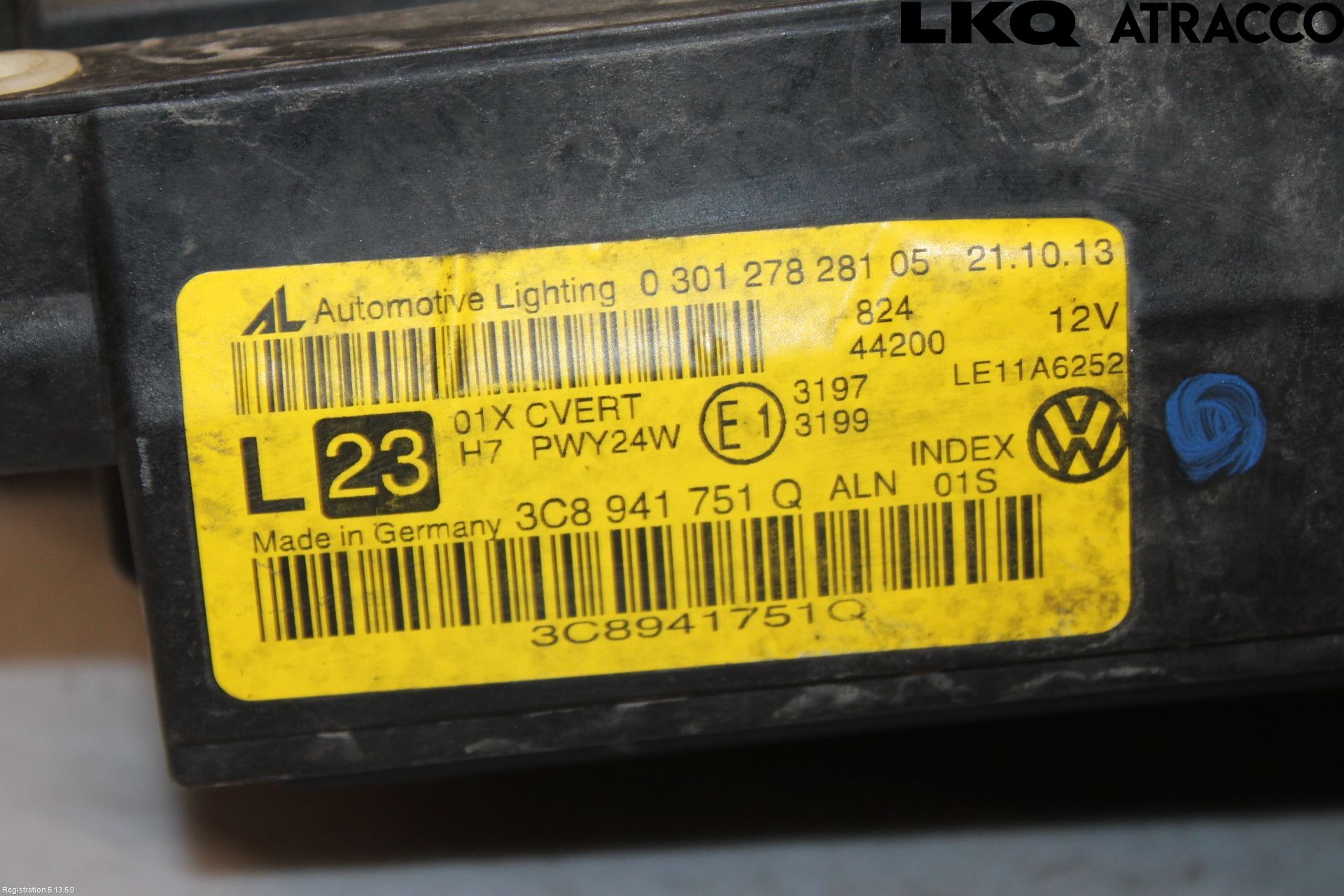 Volkswagen VW PASSAT CC 08-16 Strålkastare Vänster