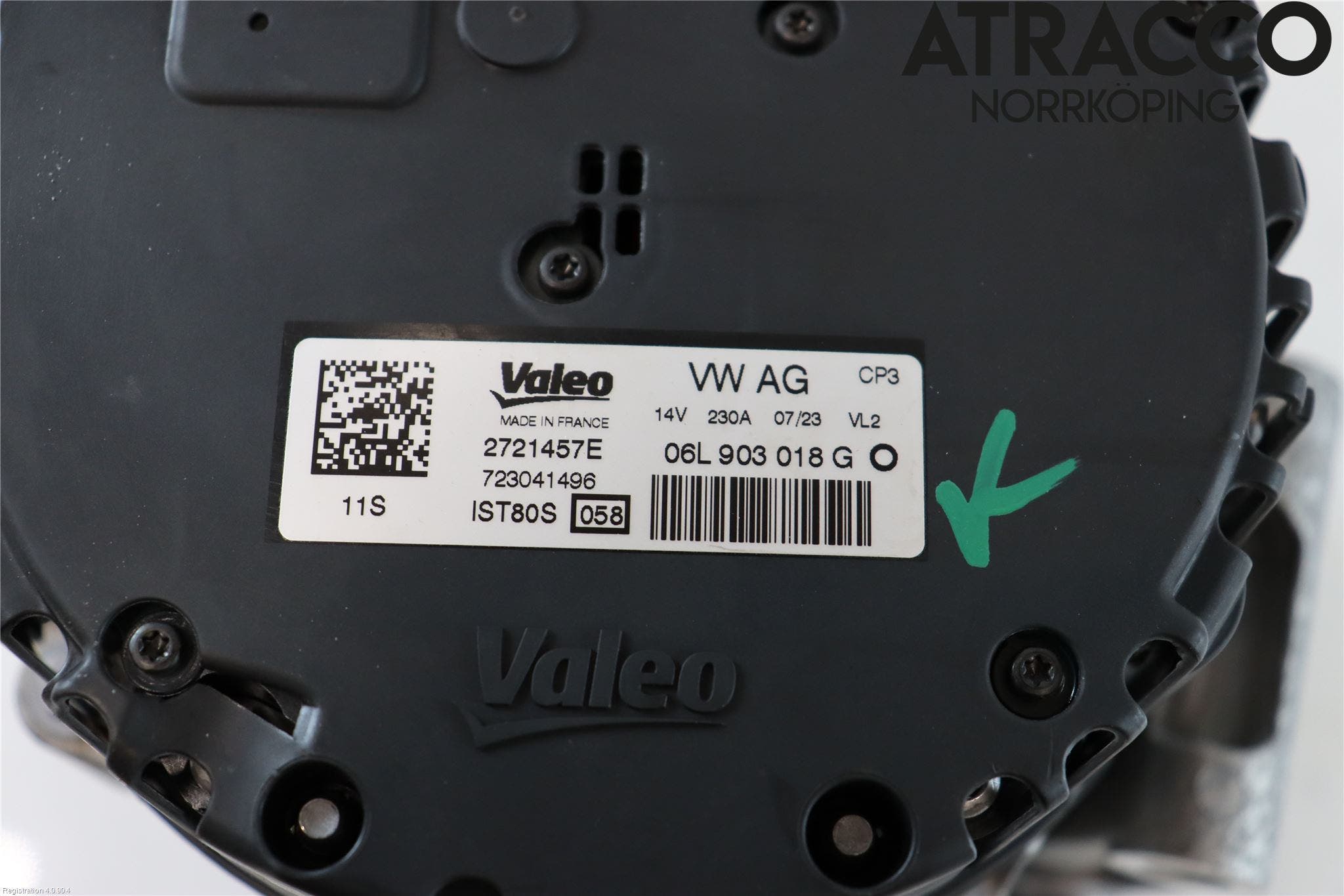 Audi A4/S4 B9 20- Generator