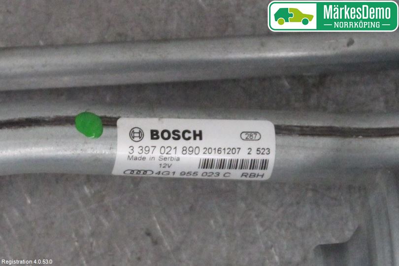Audi A6/S6 4G 11-18 Torkarmekanism Vindruta