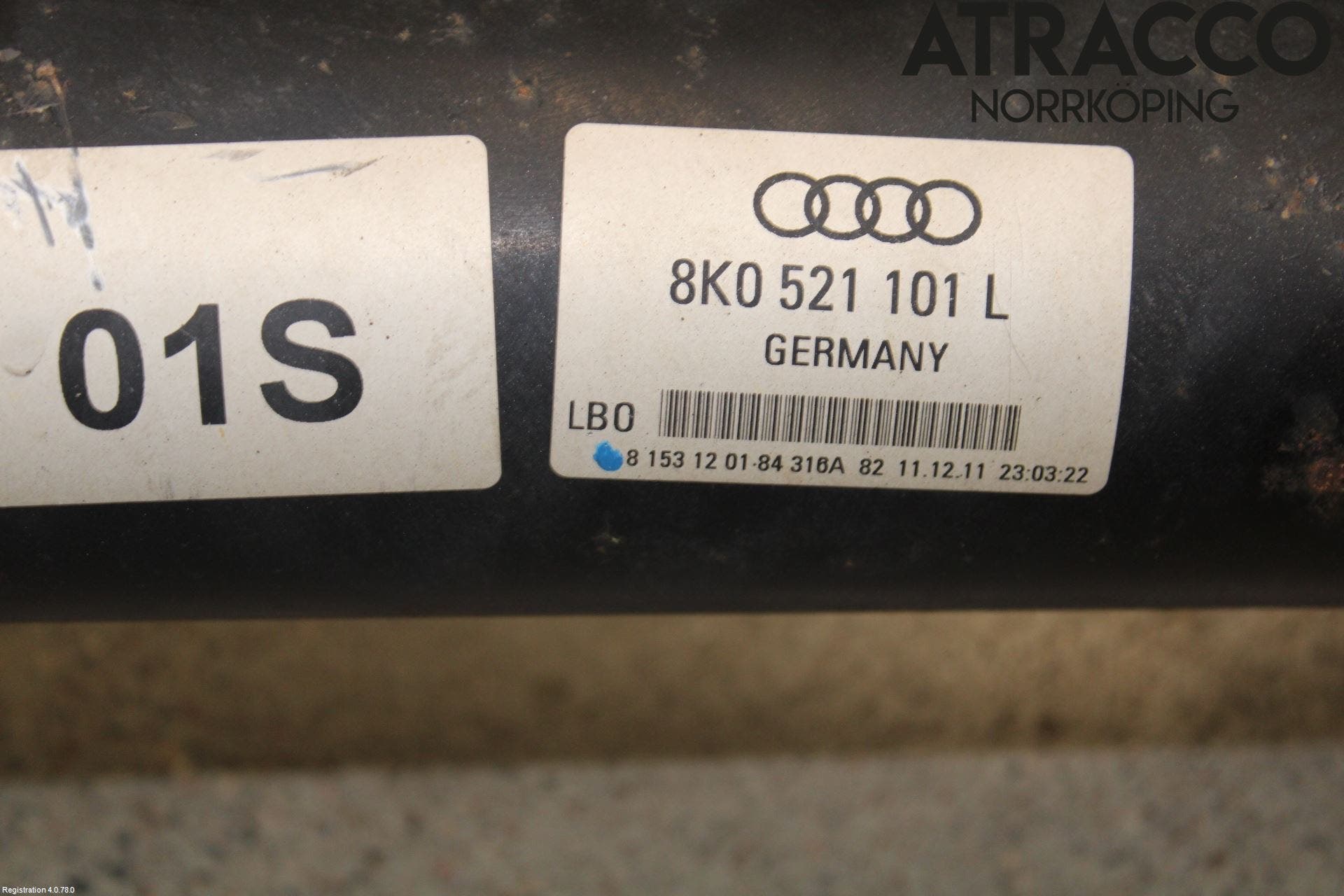 Audi A5 07-16 Mellanaxel Komp