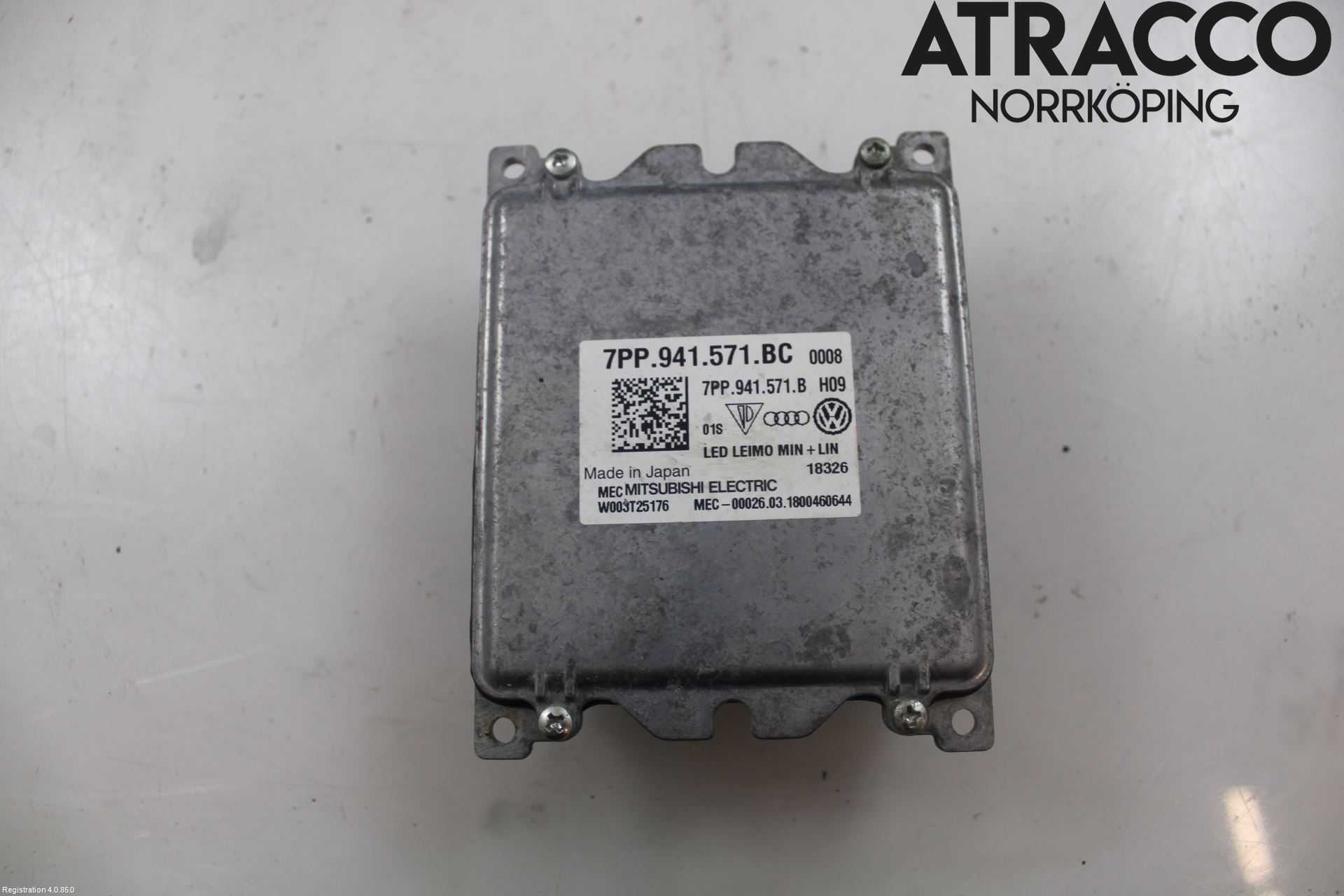 Audi A4/S4 B9 16-19 Styrenhet Strålkastare