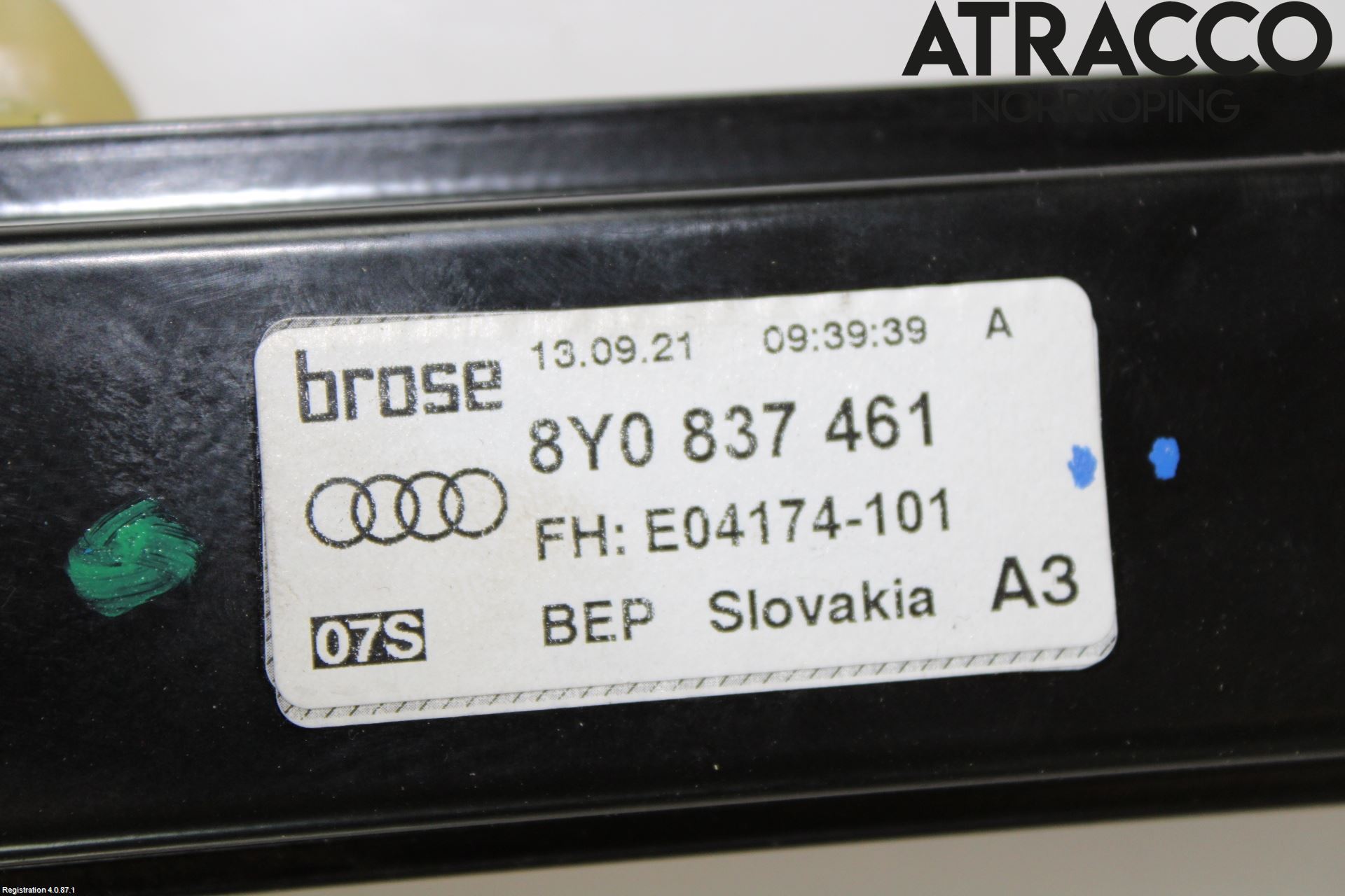 Audi A3/S3 8Y 21- Fönsterhiss El Kompl