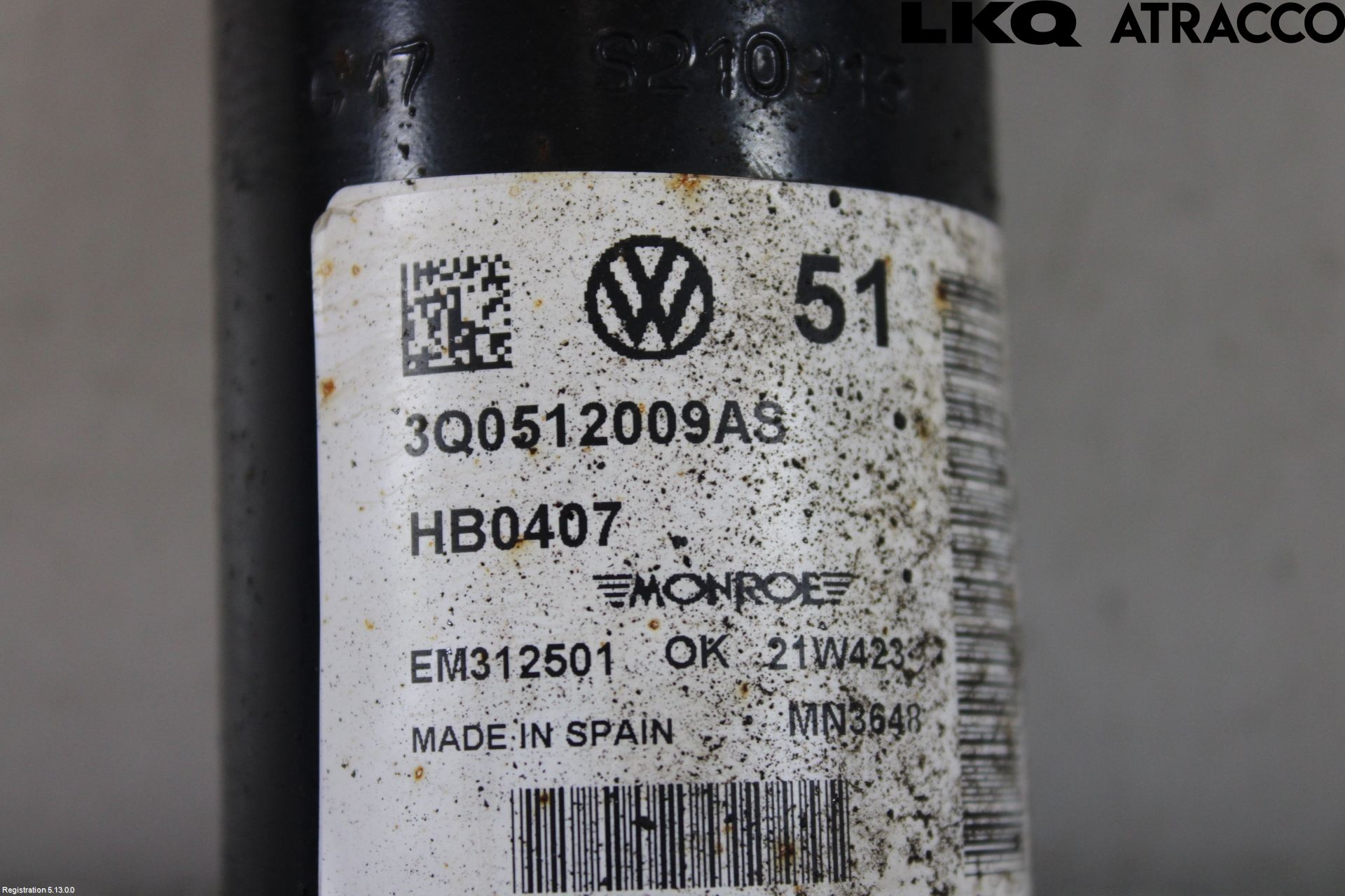 Volkswagen VW ARTEON 17- Stötdämpare Bak