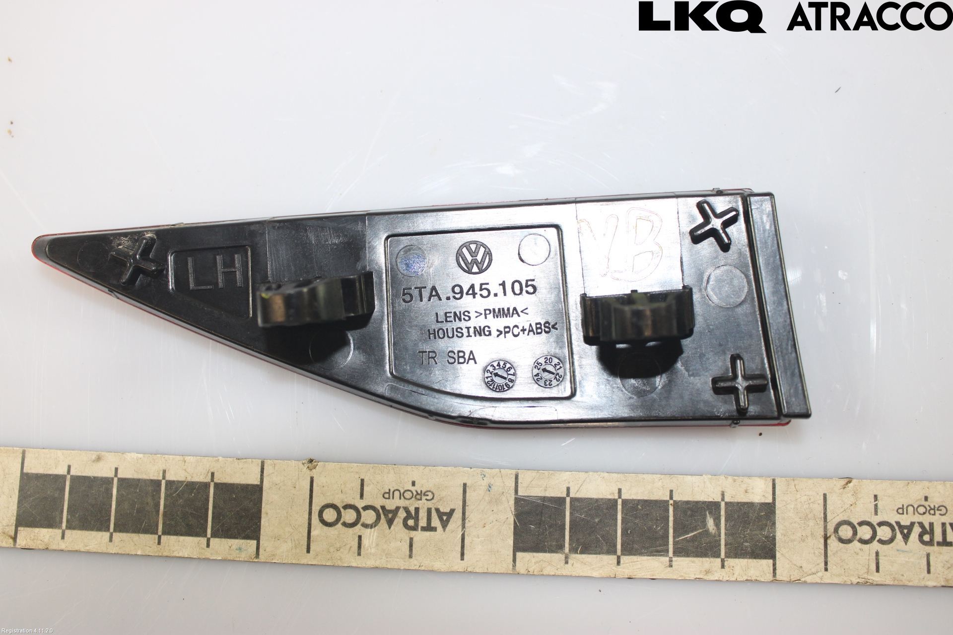 Volkswagen VW TOURAN 16- Dimljus/Reflex Bak