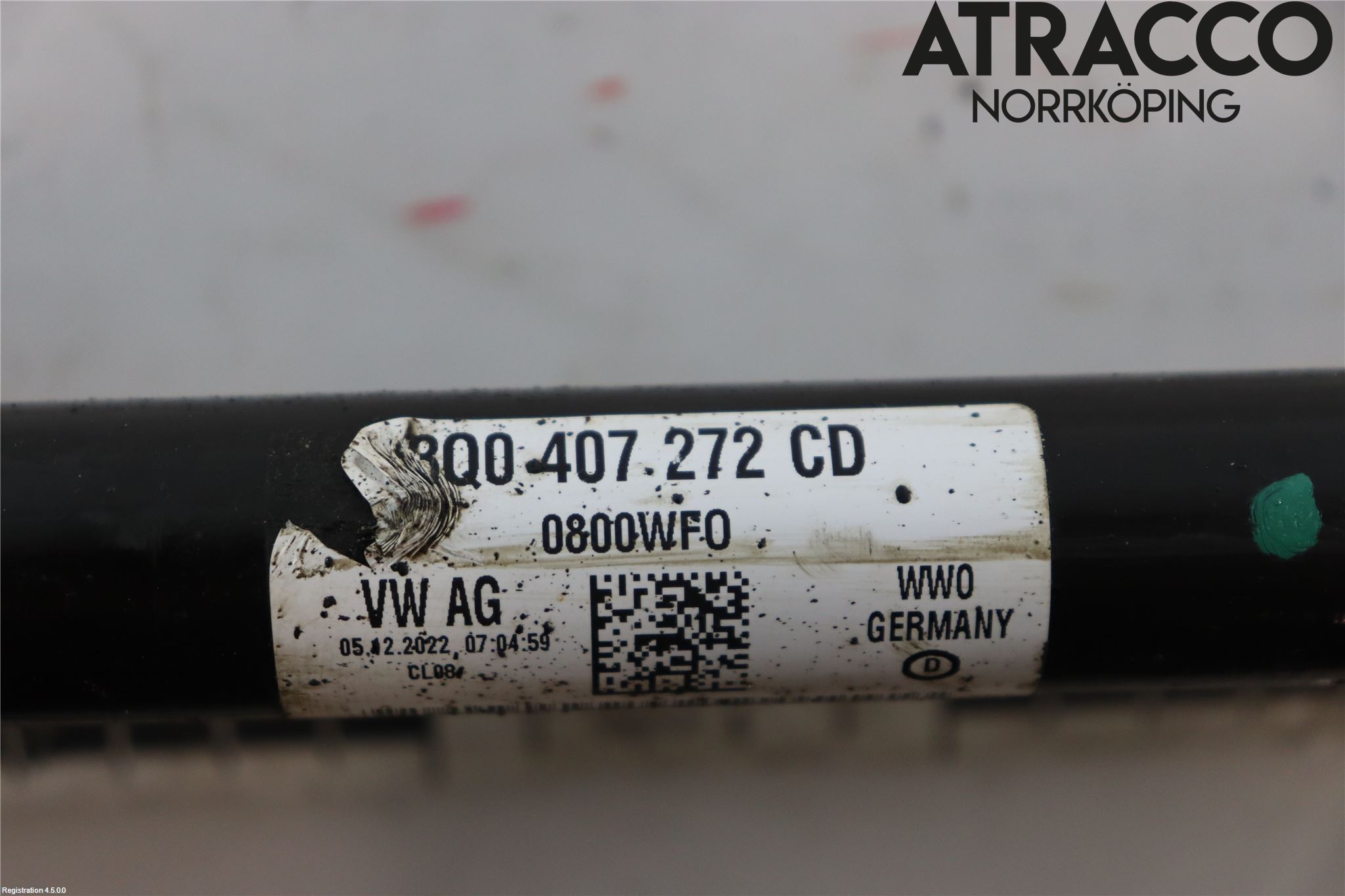 Seat ATECA 16->> Drivaxel Fram Höger