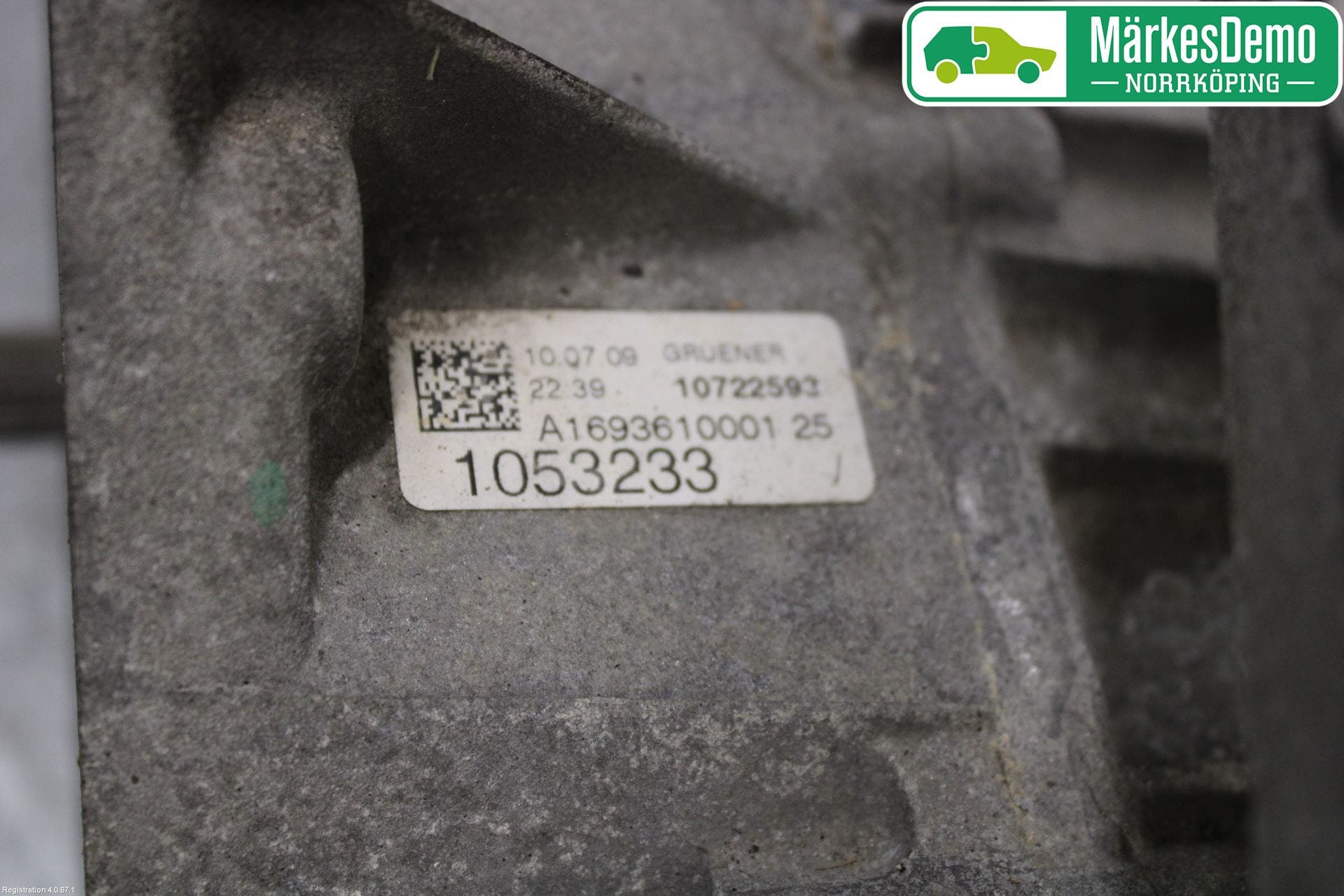 Mercedes-Benz MB B-KLASS (W245) 05-12 Växellåda Man 5 Vxl