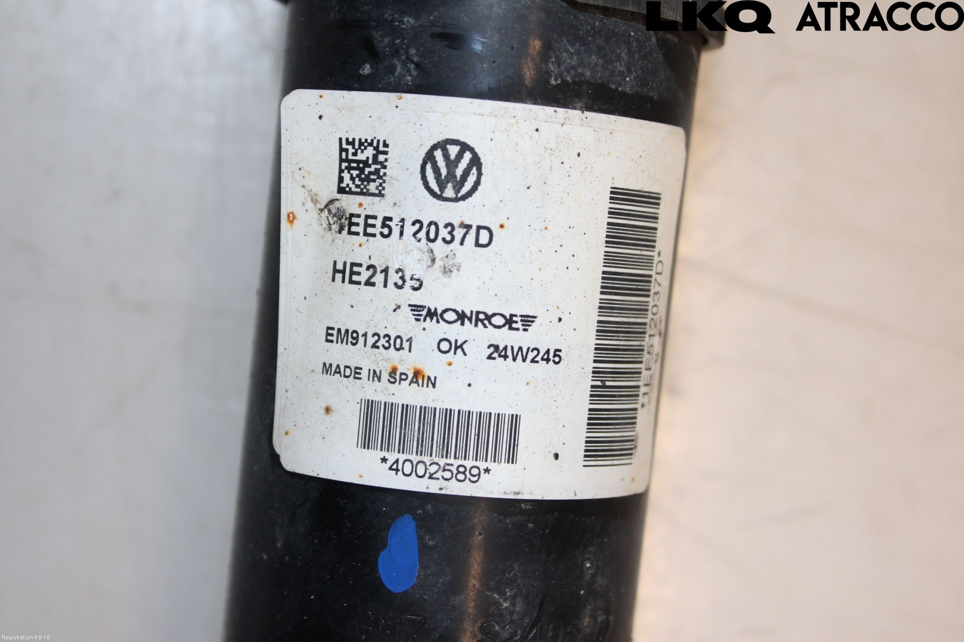 Volkswagen VW ID.7/TOURER 24- Stötdämpare Bak