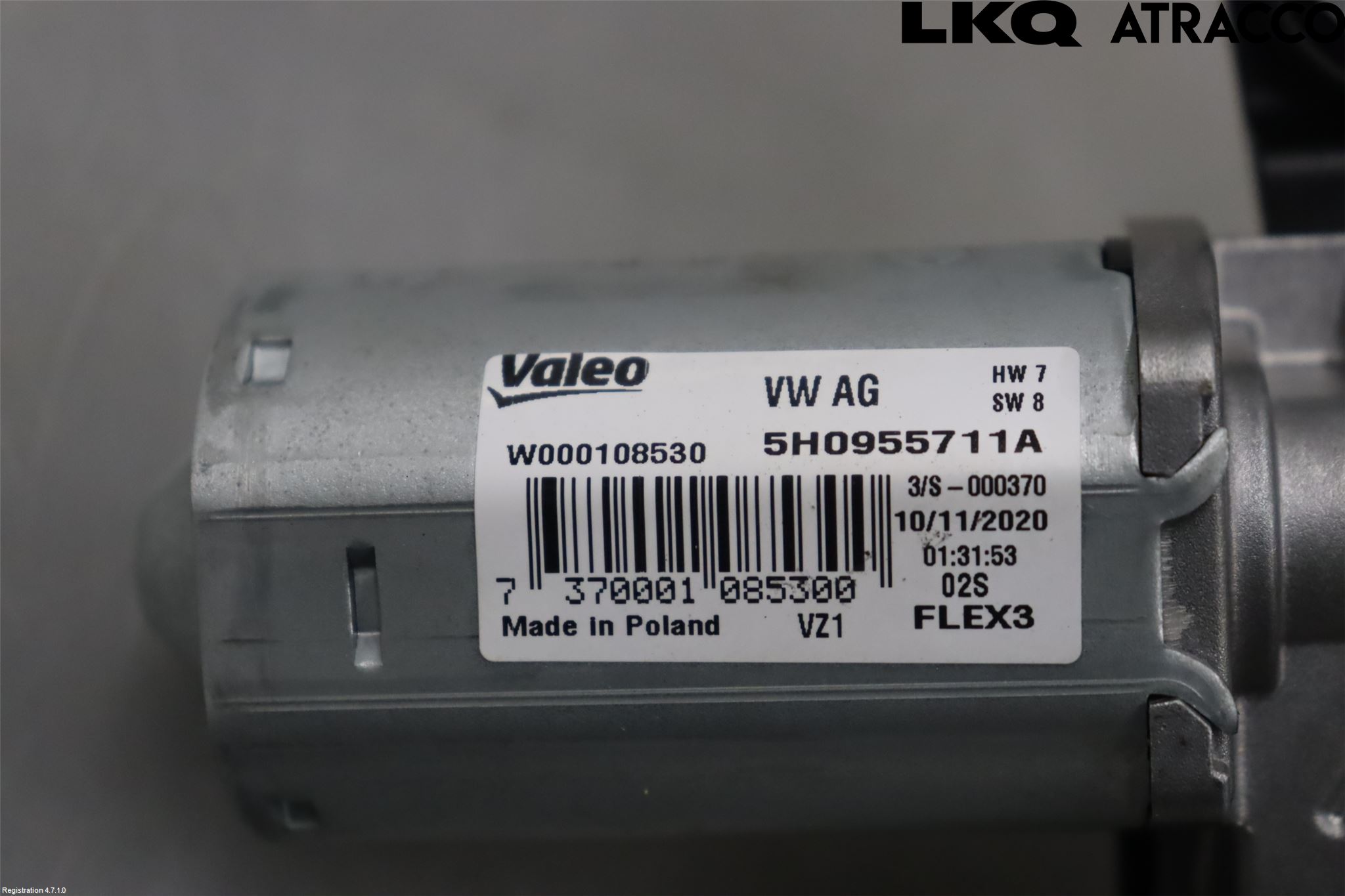Volkswagen VW GOLF / E-GOLF VIII 20- Torkarmotor Baklucka