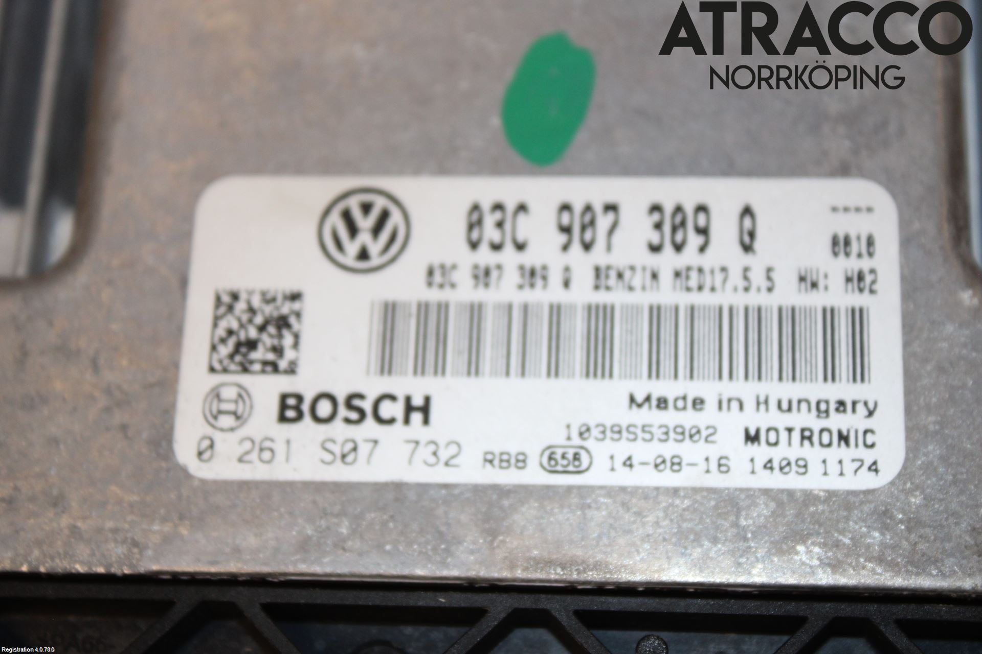 Volkswagen VW TIGUAN 07-16 Styrenhet Insprut Bensin
