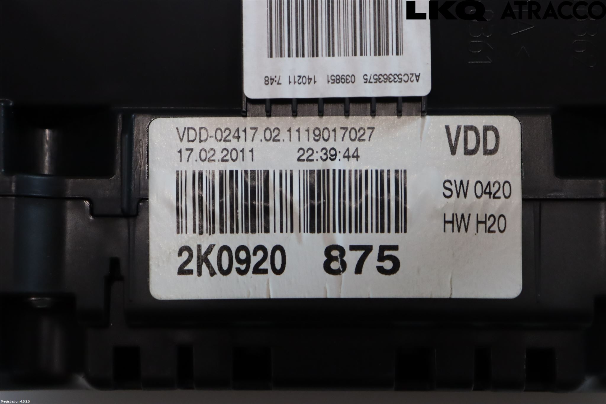 Volkswagen VW CADDY 11-15 Instrument Komb