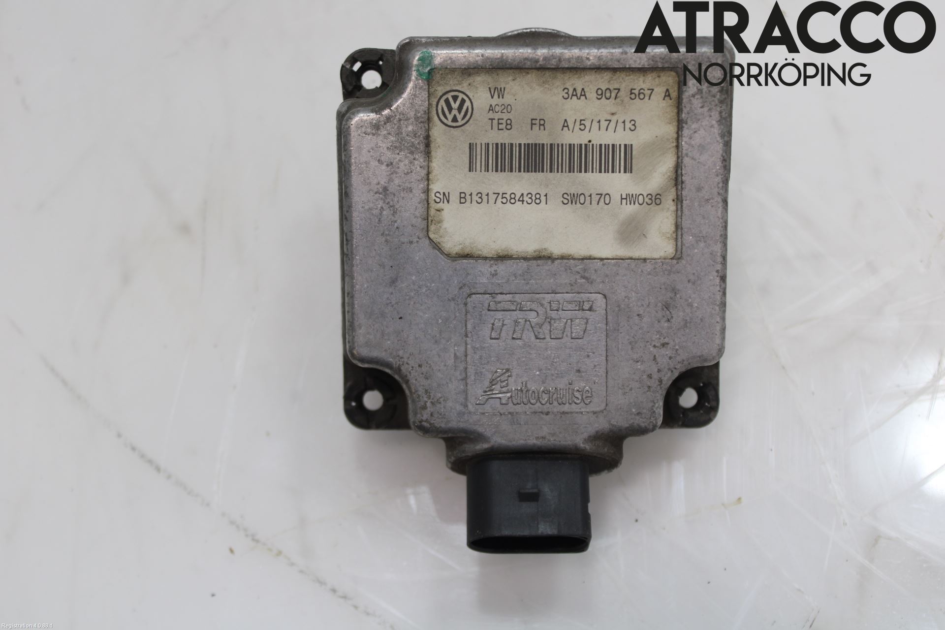 Volkswagen VW PASSAT CC 08-16 Sensor Aktivt Kollisionsskydd