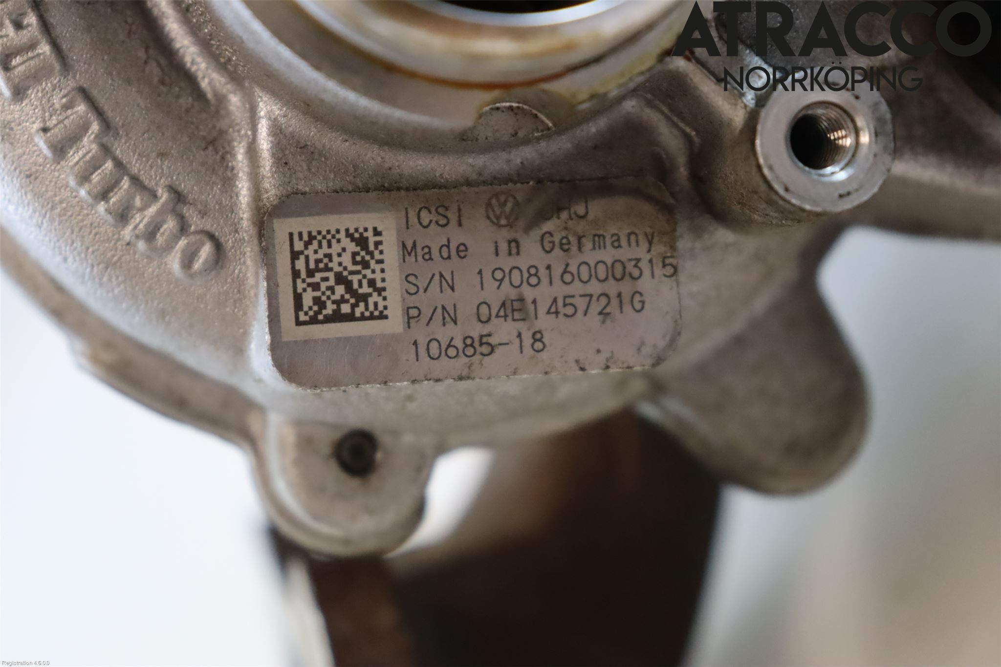 Volkswagen VW PASSAT 15-19 Turboaggregat