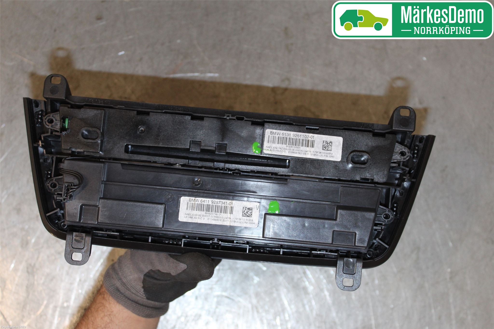 BMW 3 F30/F31/F80 12-19 Värmereglage