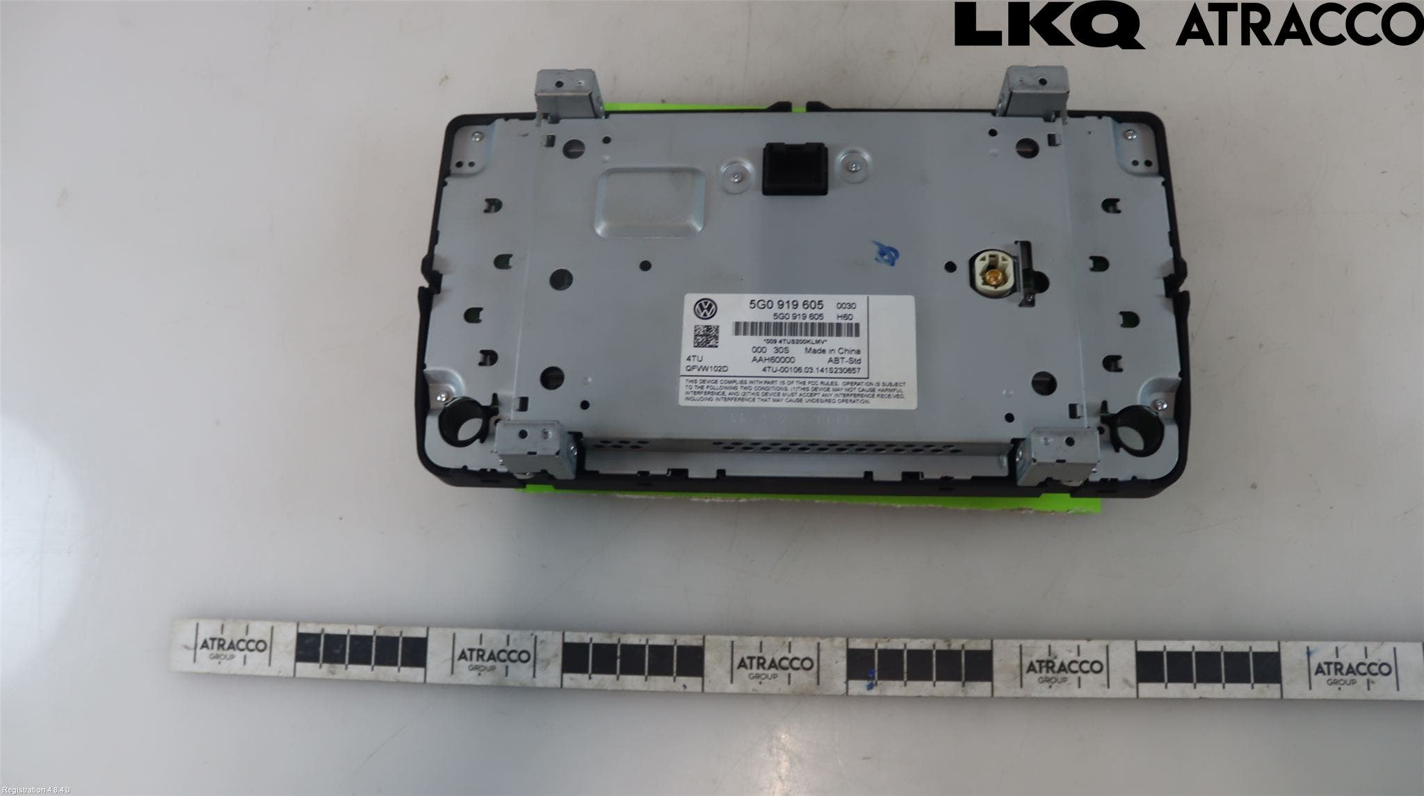 Volkswagen VW GOLF / E-GOLF VII 13-20 Multifunktionsdisplay