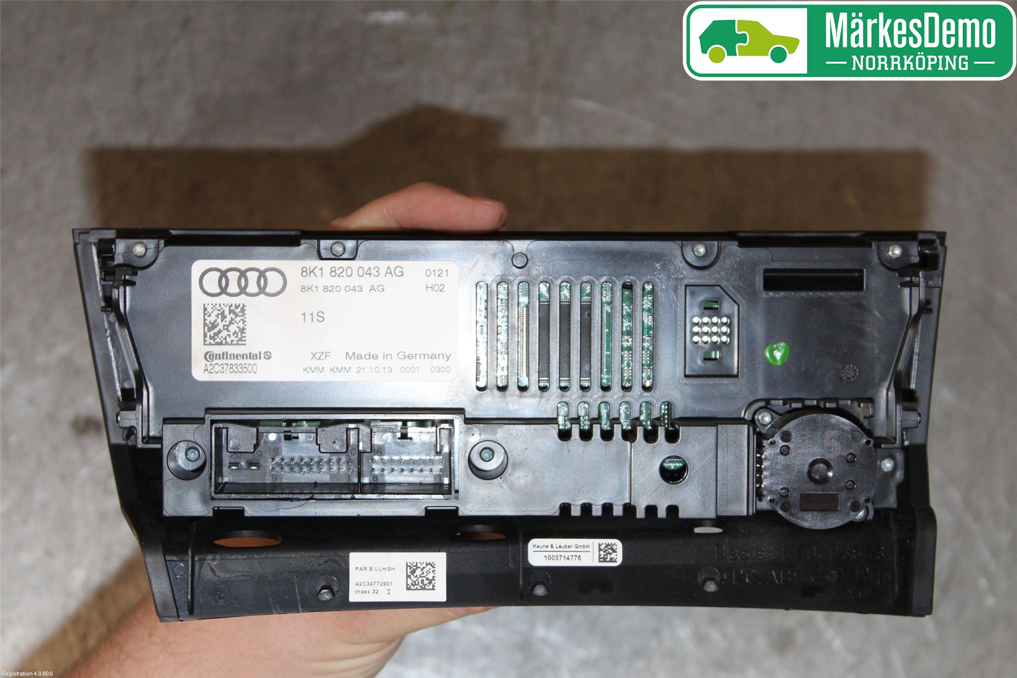 Audi A4 12-15 Värmereglage