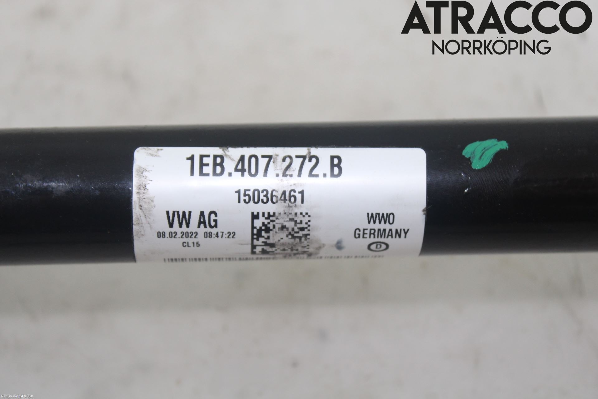 Volkswagen VW ID.4 21- Drivaxel Fram Höger