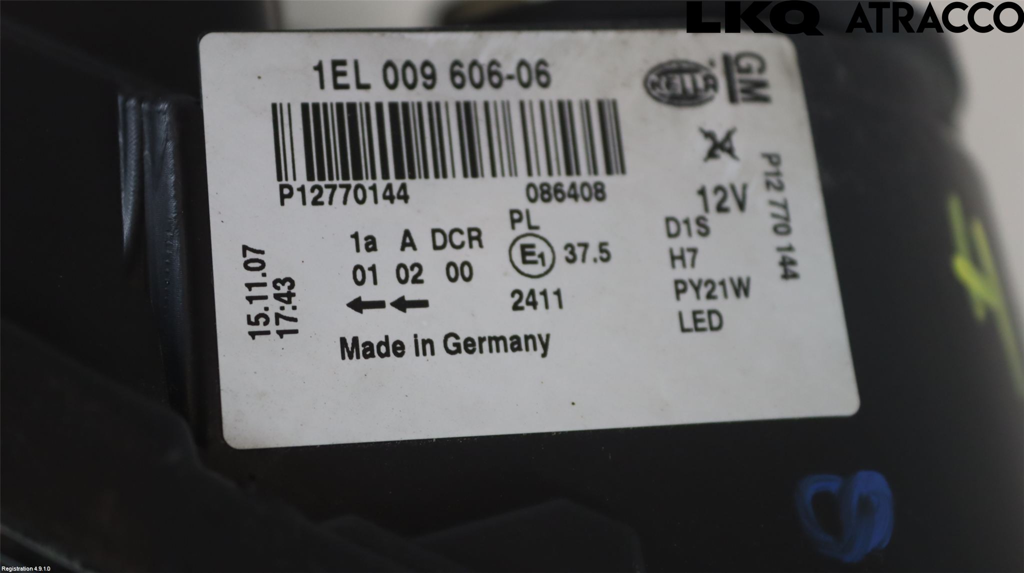 Saab 9-3 VER2/VER3 08-15 Strålkastare Höger