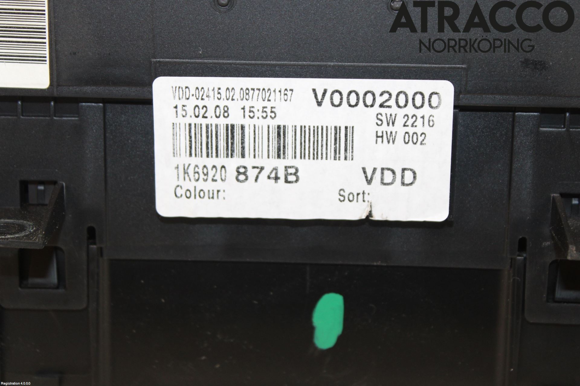 Volkswagen VW GOLF V 04-09 Instrument Komb