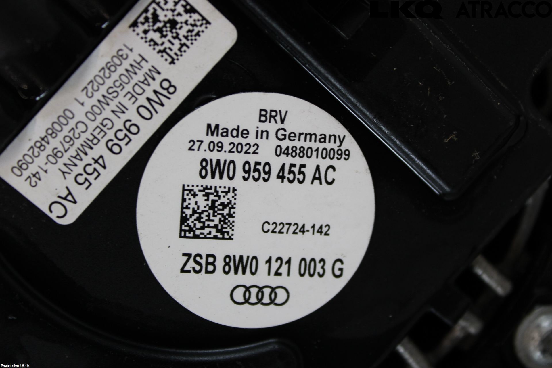 Audi A4/S4 B9 20- Kylfläkt El