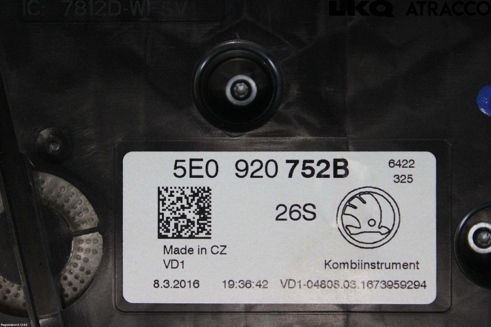 Skoda OCTAVIA (5E) 13-20 Instrument Komb