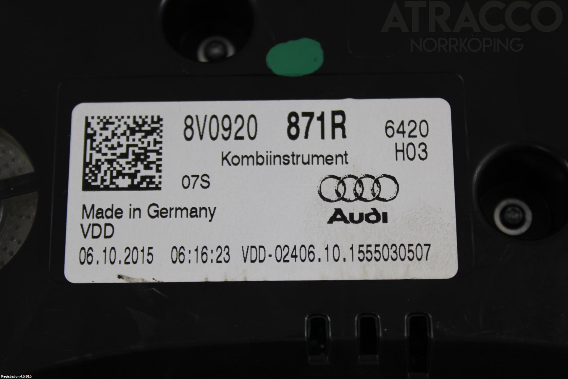 Audi A3/S3 8V 13-20 Instrument Komb
