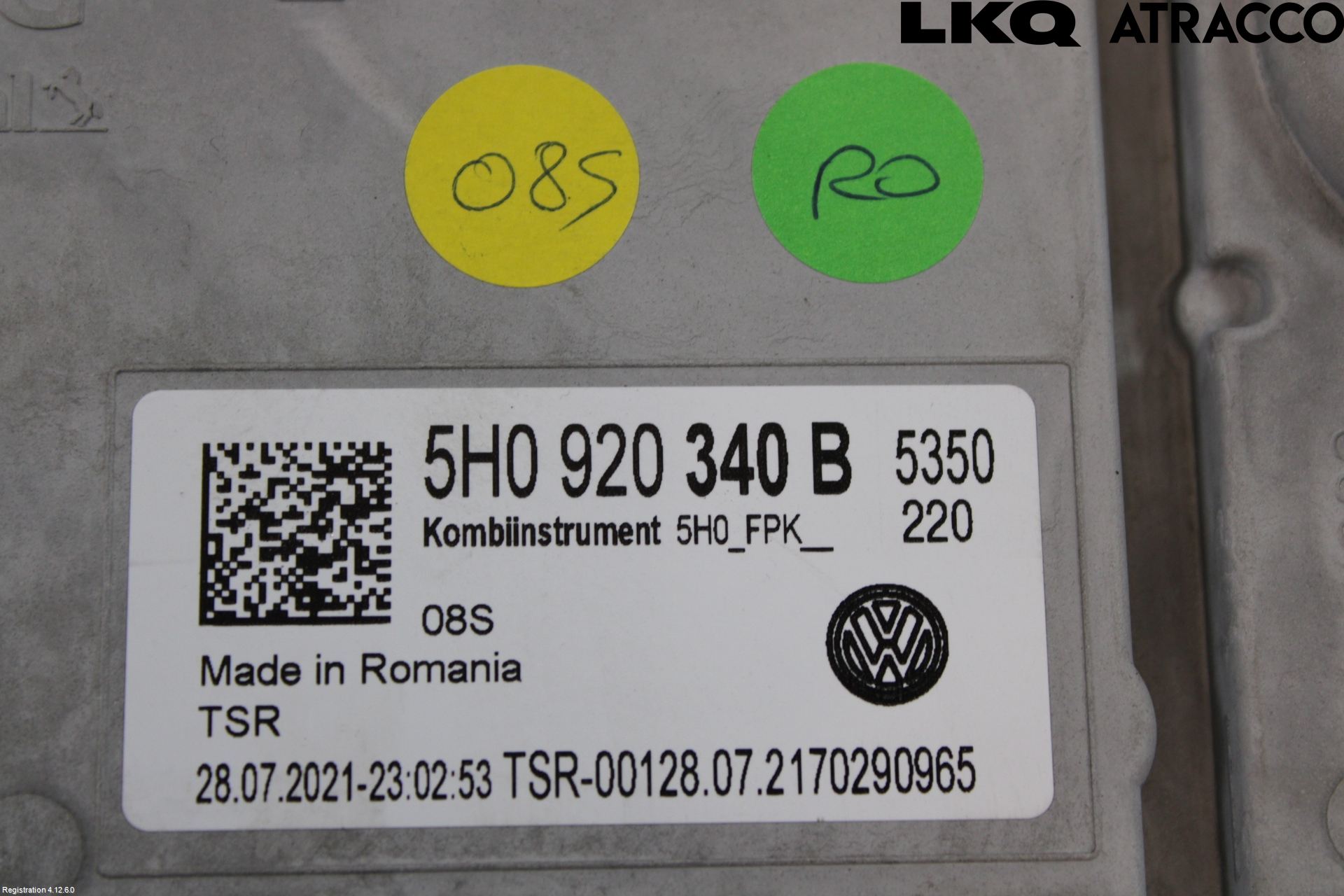 Volkswagen VW GOLF / E-GOLF VIII 20- Instrument Komb