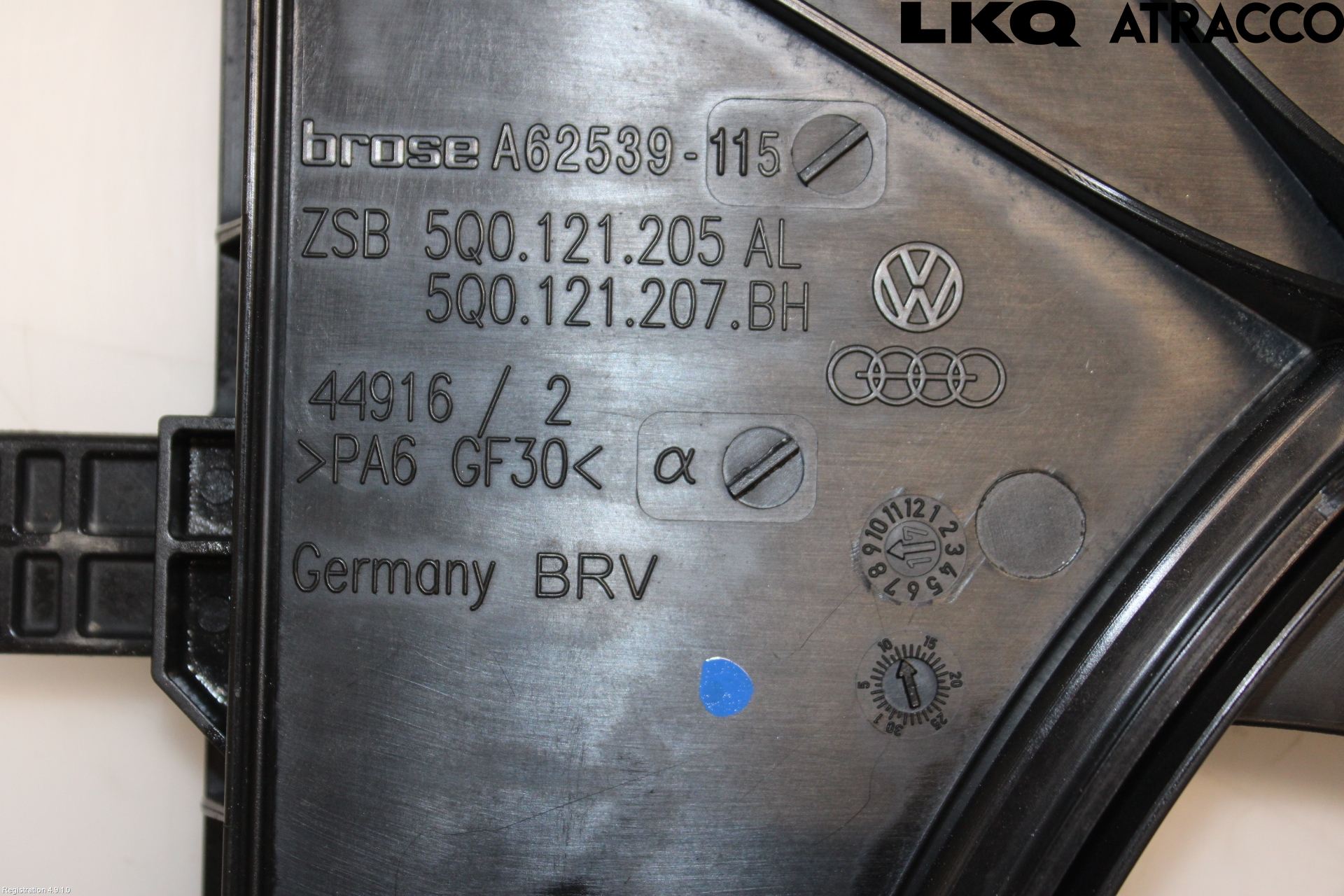 Volkswagen VW TOURAN 16- Kylfläkt El