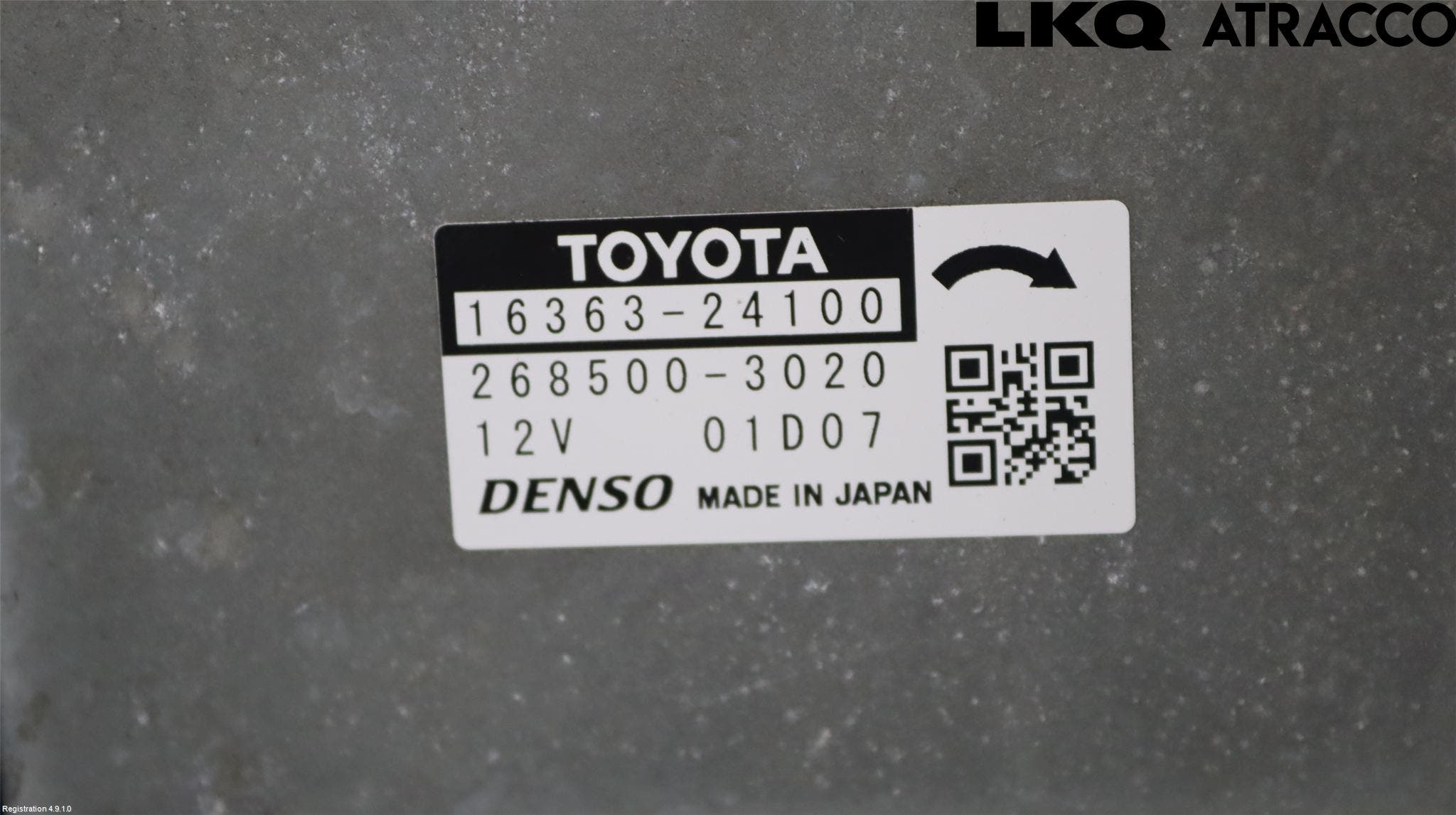 Toyota COROLLA 19- Kylfläkt El