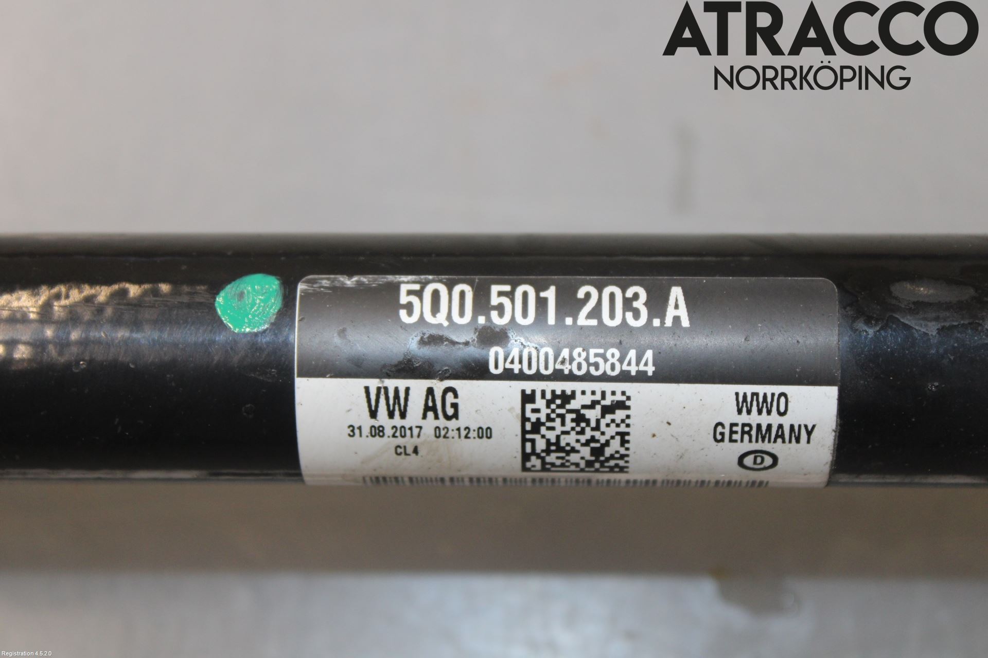 Audi A3/S3 8V 13-20 Drivaxel Bak Vänster