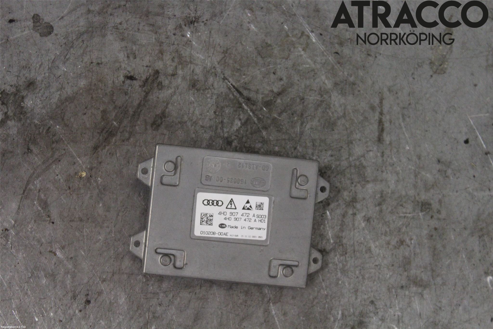 Audi A8/S8 4H 10-17 Styrenhet Strålkastare