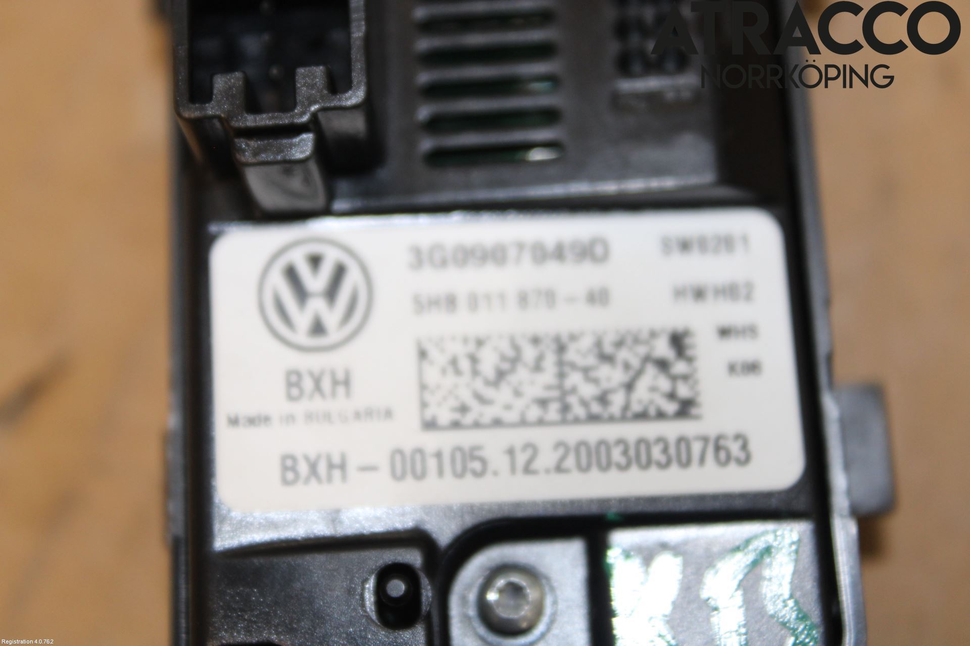 Volkswagen VW GOLF / E-GOLF VIII 20- Värmereglage