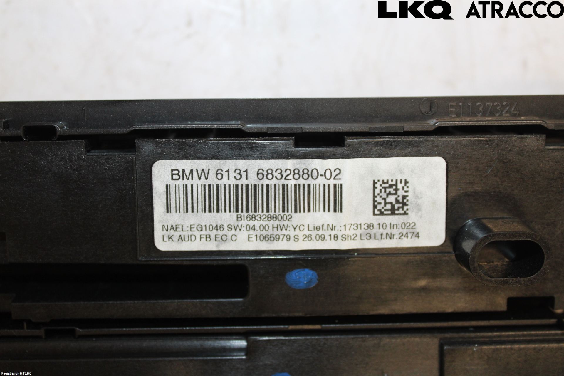 BMW 3 F30/F31/F80 12-19 Värmereglage