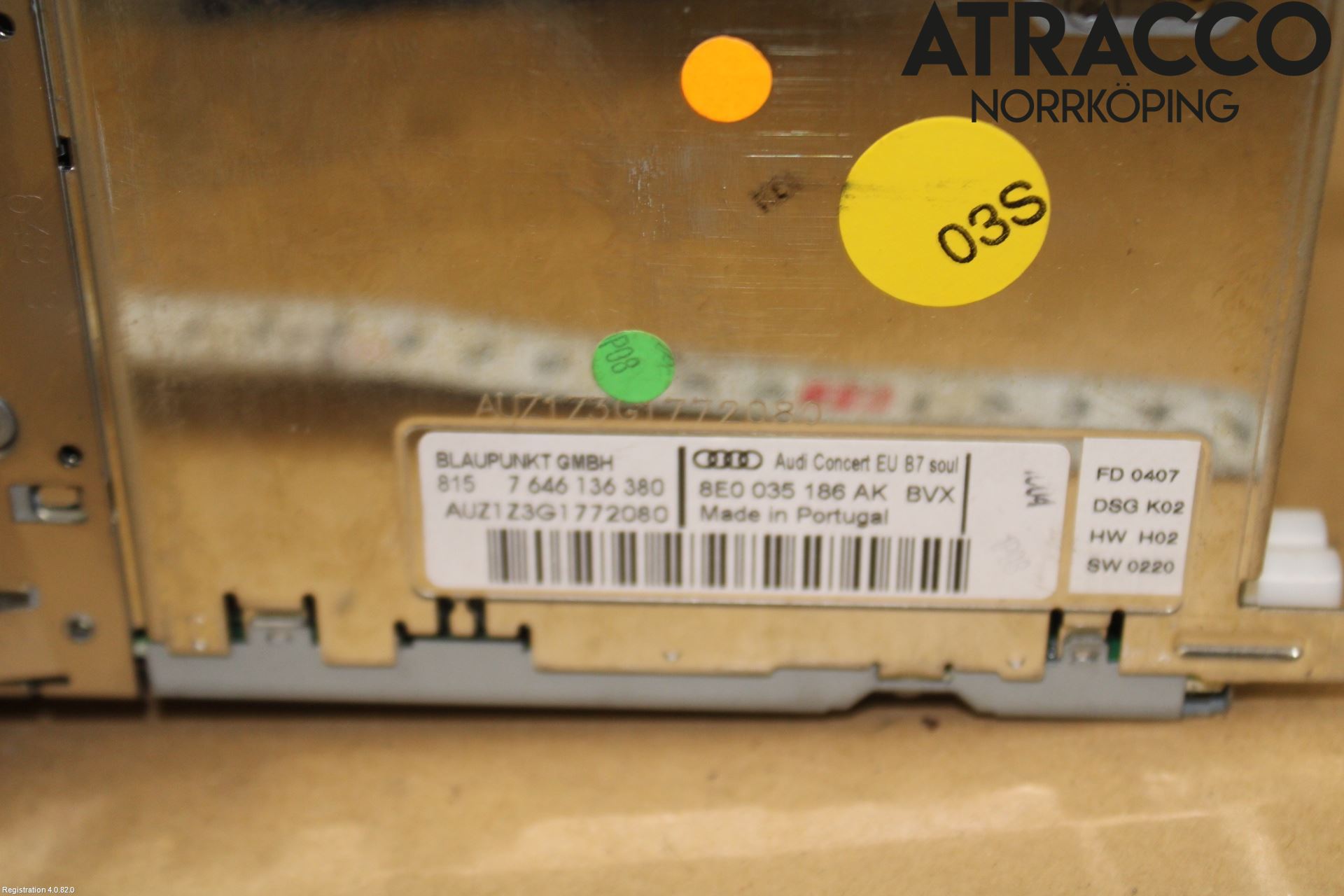 Audi A4/S4 05-07 Cd Radio - Multimediapanel