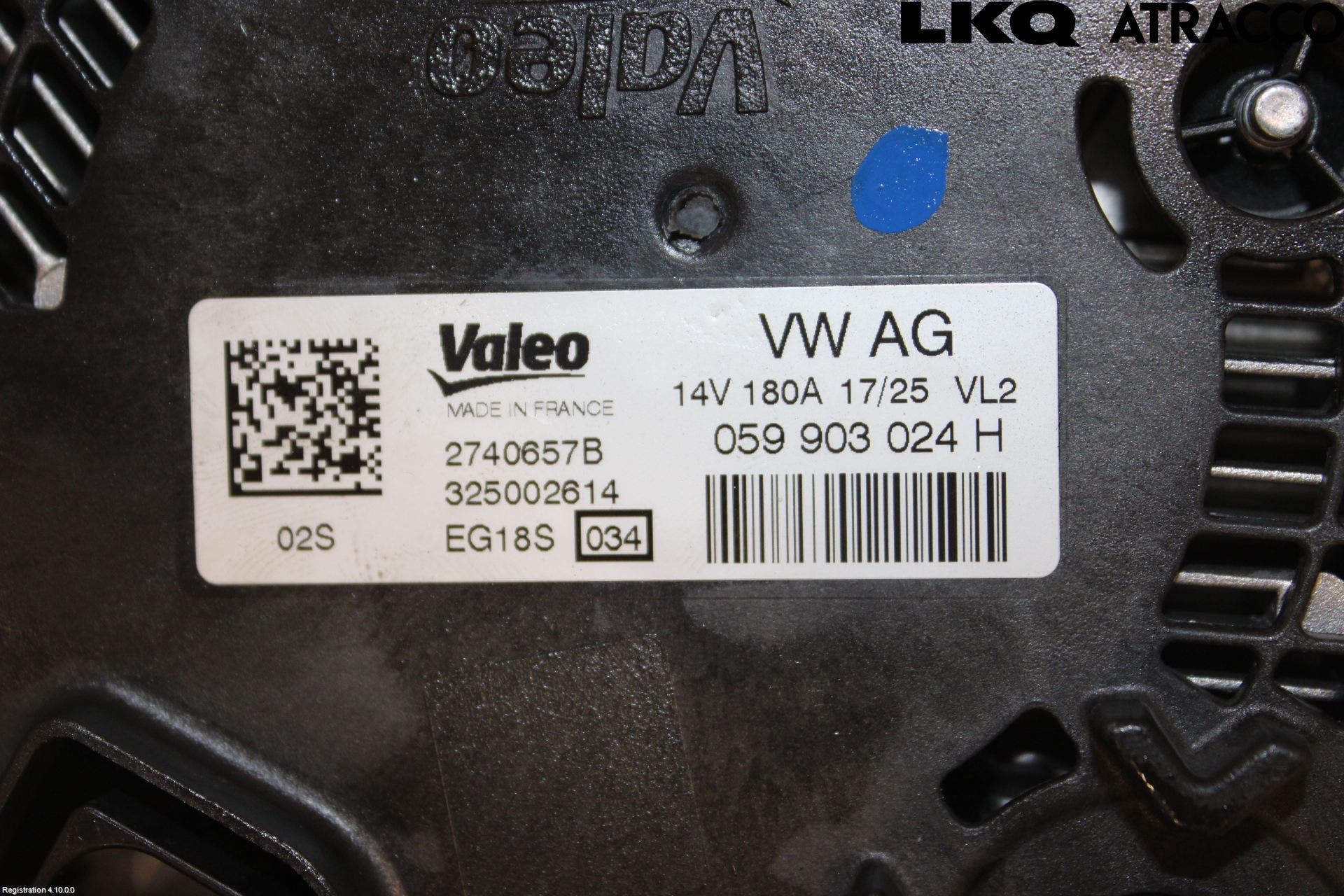 Volkswagen VW TOUAREG CR 18- Generator