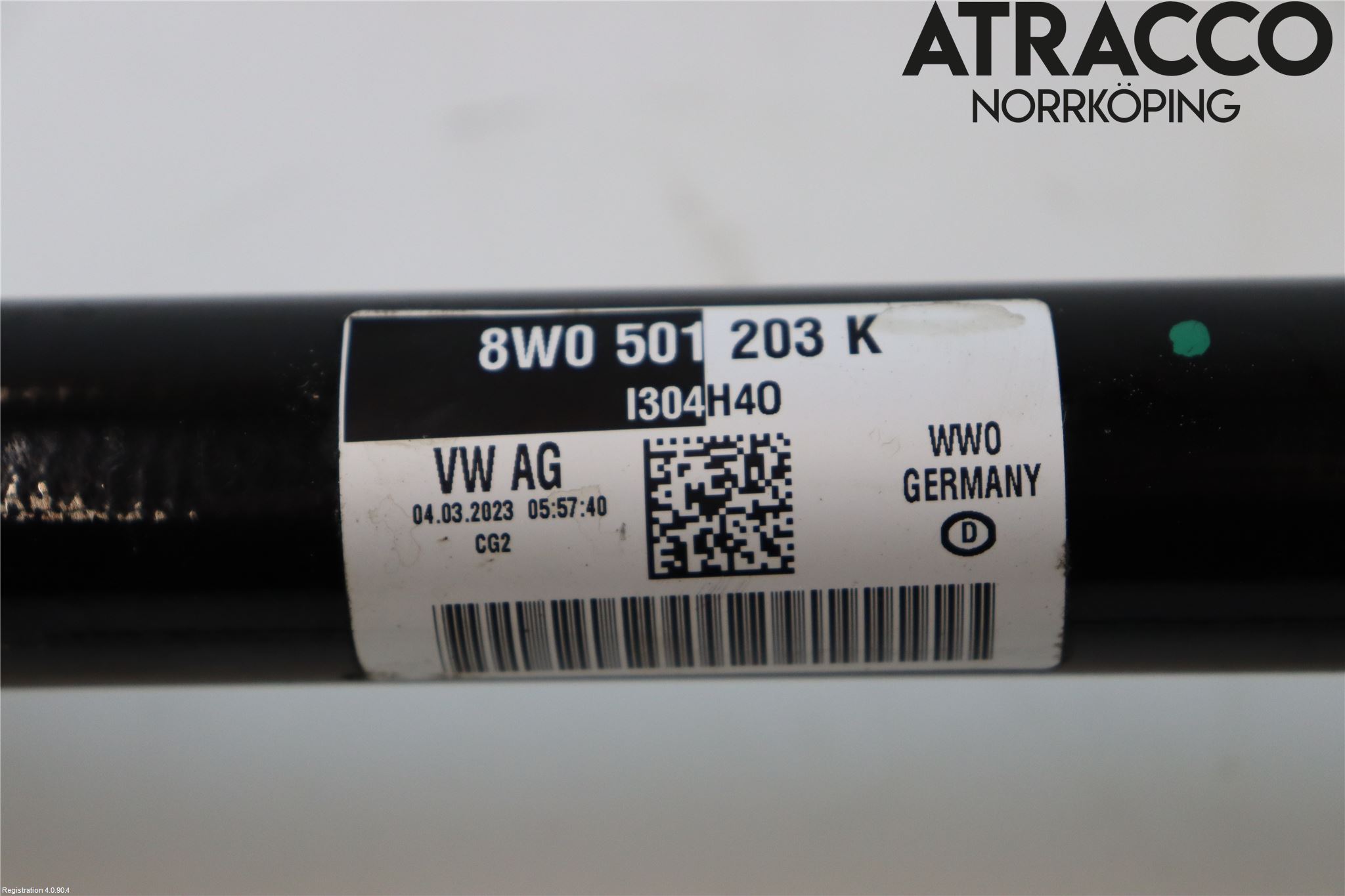 Audi A4/S4 B9 20- Drivaxel Bak Vänster