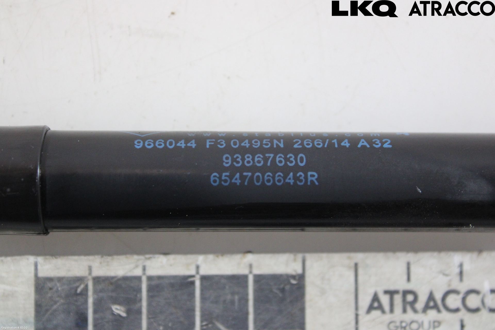 Renault TRAFIC/E-TECH 15- Gasfjäder Motorhuv