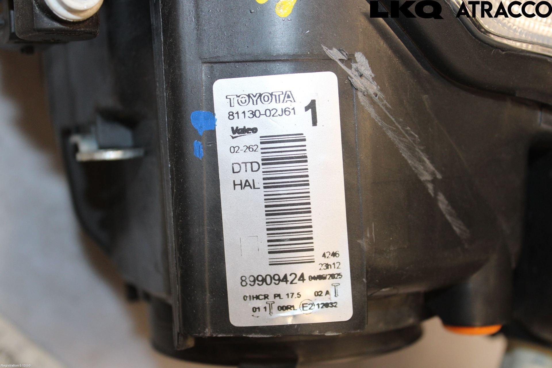 Toyota AURIS 13-19 Strålkastare Höger