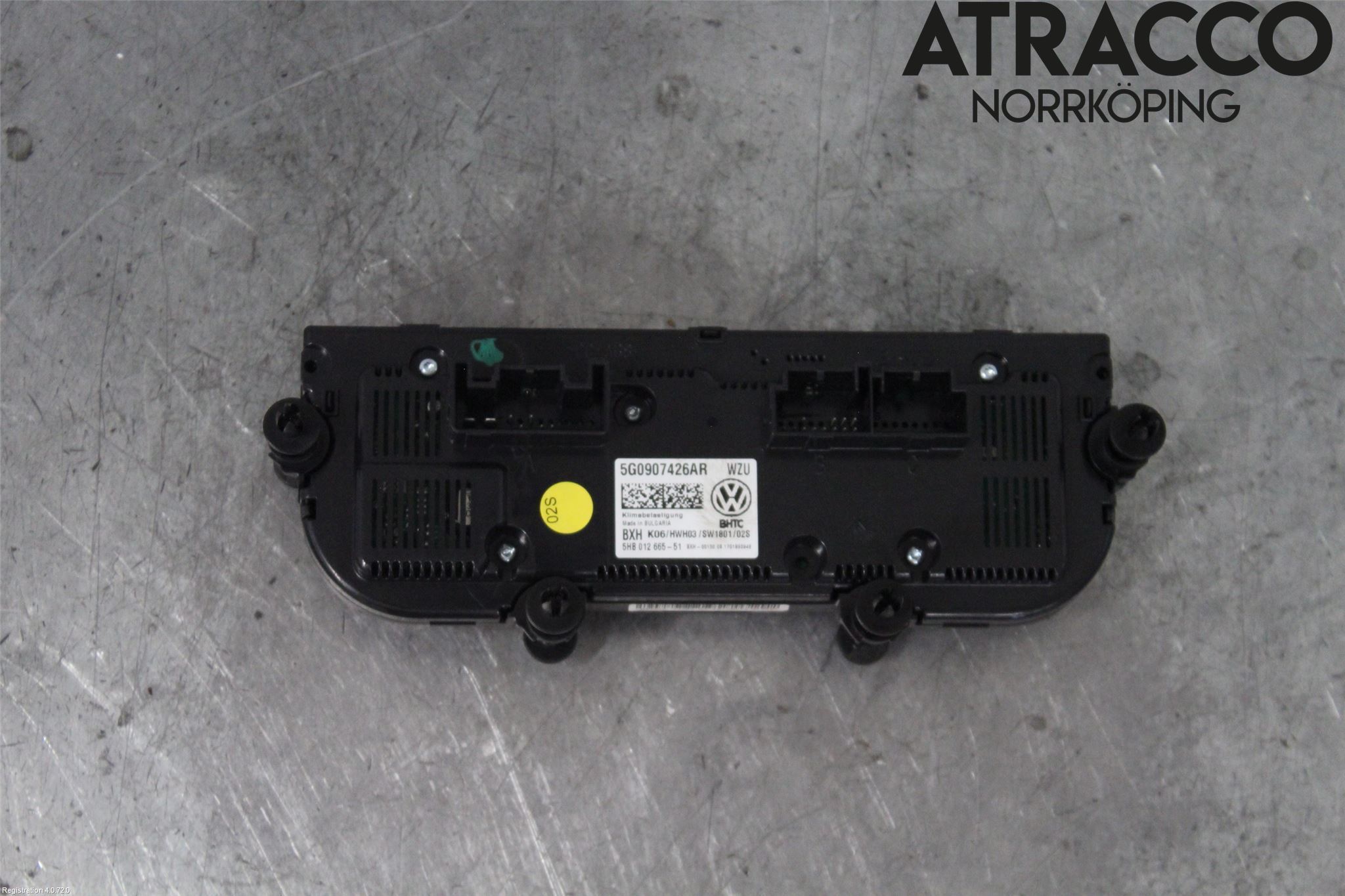 Volkswagen VW GOLF / E-GOLF VII 13-20 Värmereglage