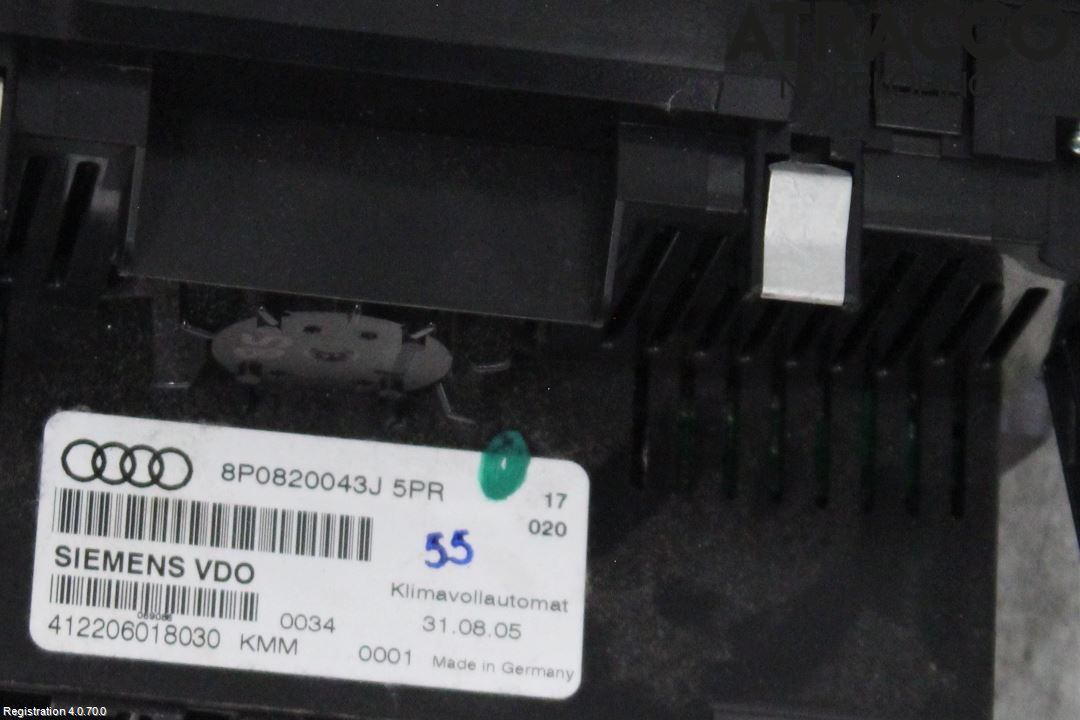 Audi A3/S3 05-13 Värmereglage