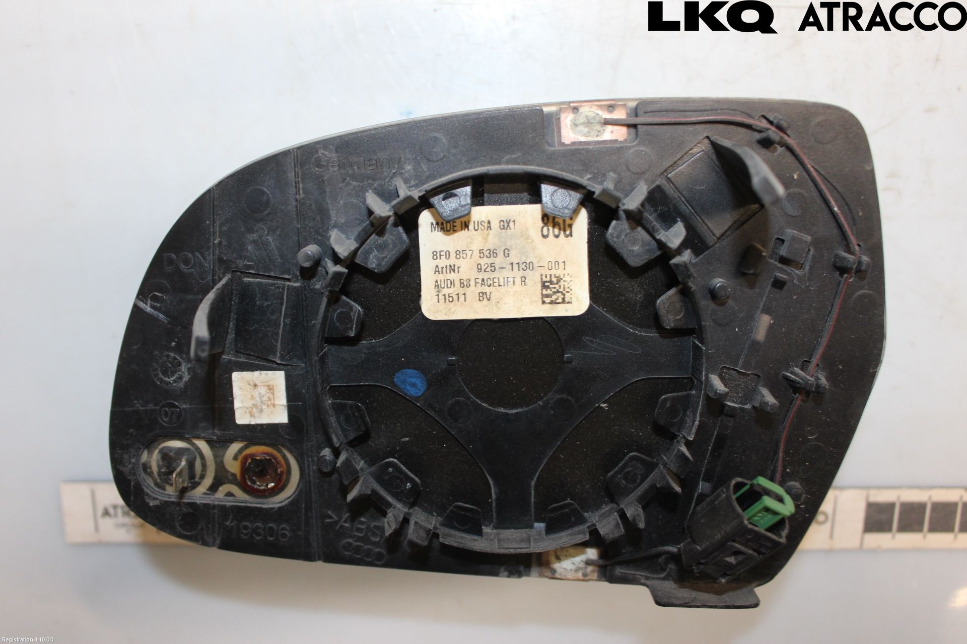 Audi A5 07-16 Spegelglas Hö