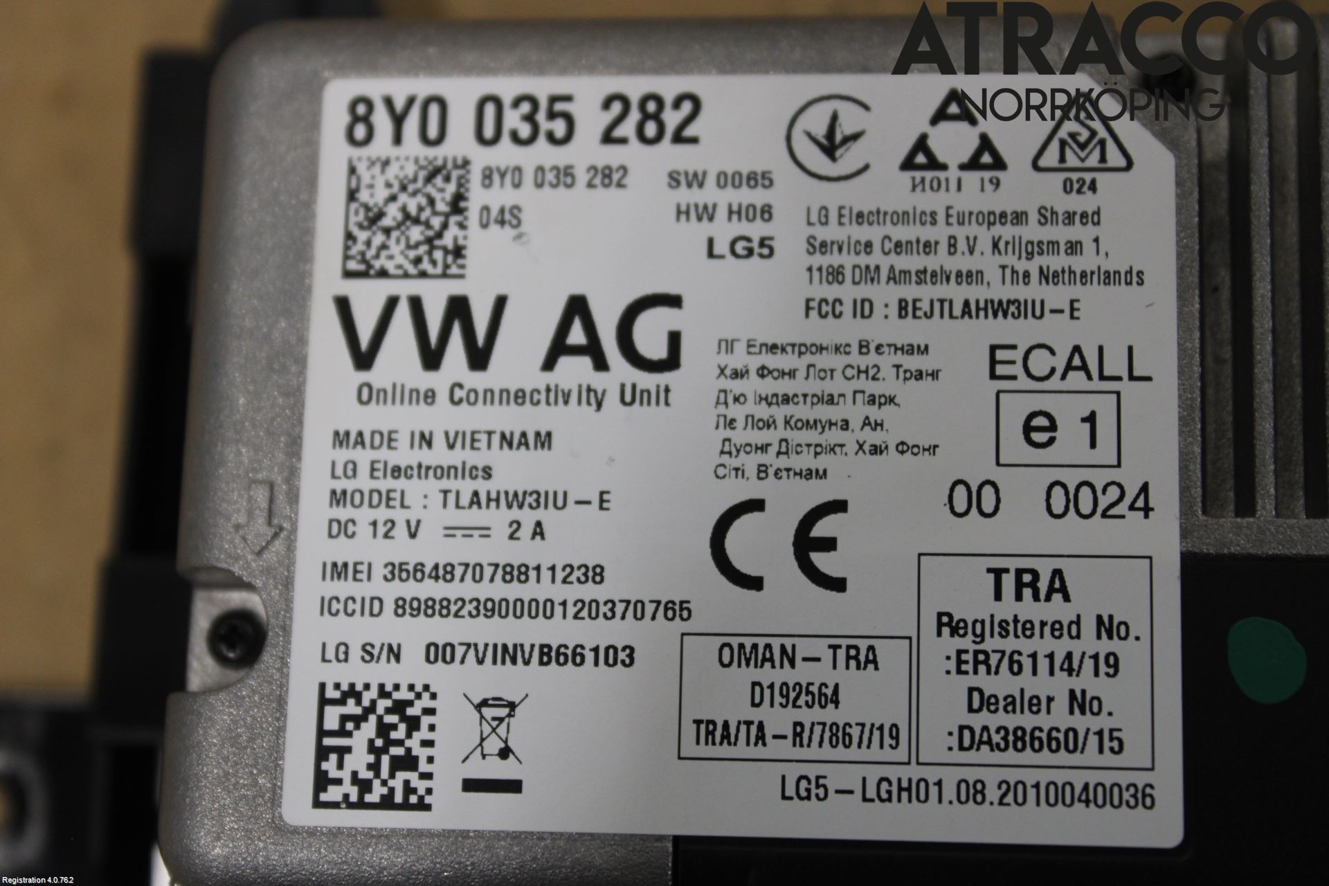 Audi A3/S3 8Y 21- Strömställare Övrigt