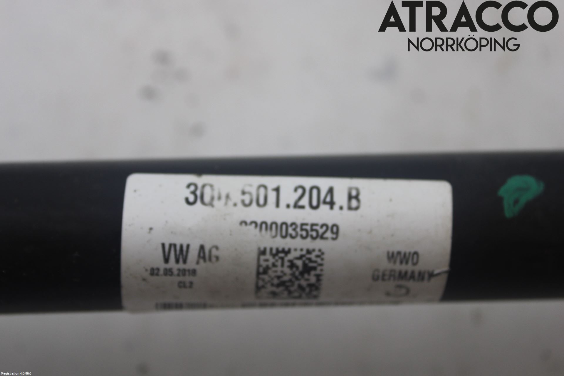 Volkswagen VW ARTEON 17- Drivaxel Bak Höger