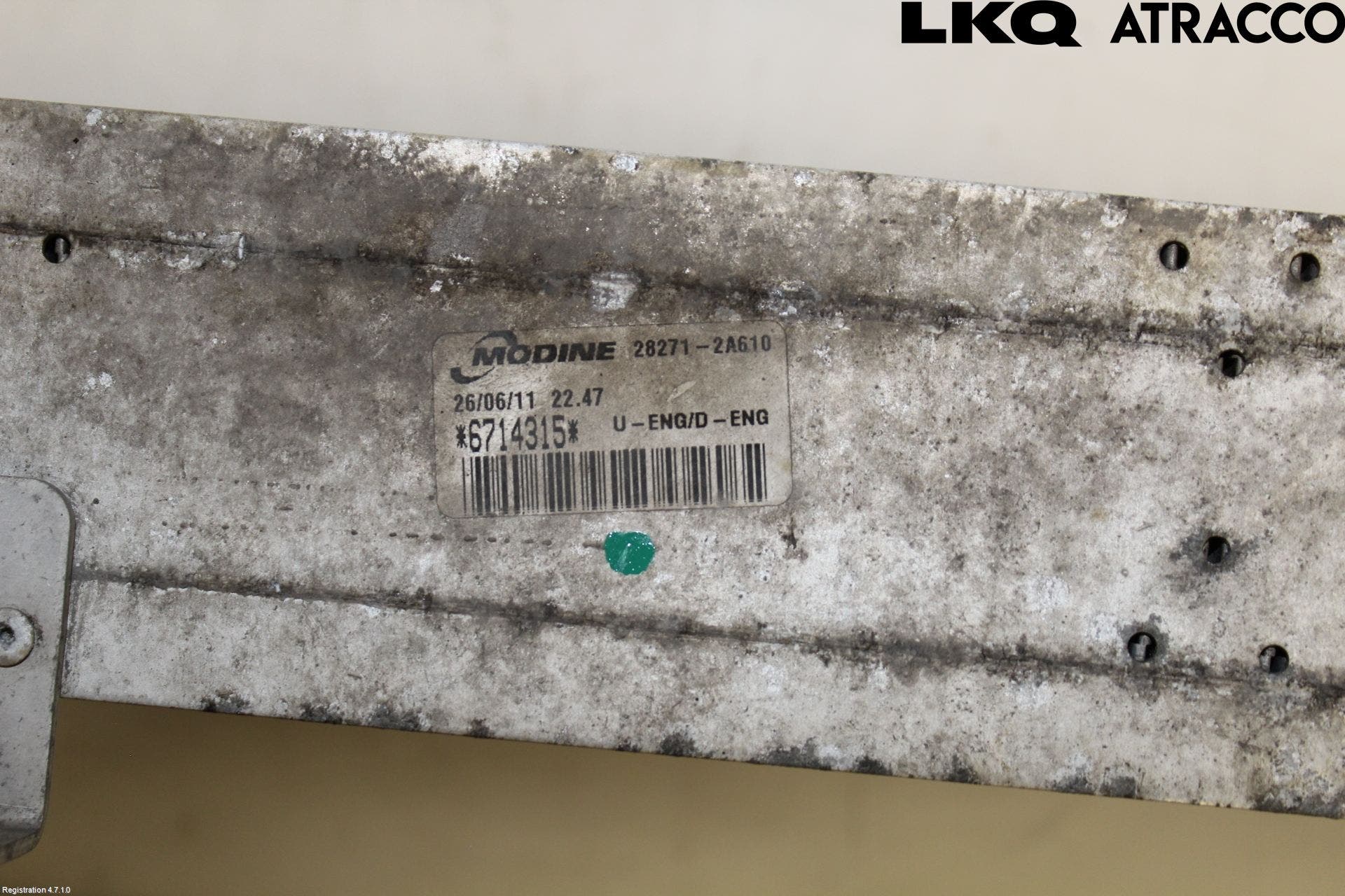 Kia CEED 06-12 Laddluft-Intercooler Kyl