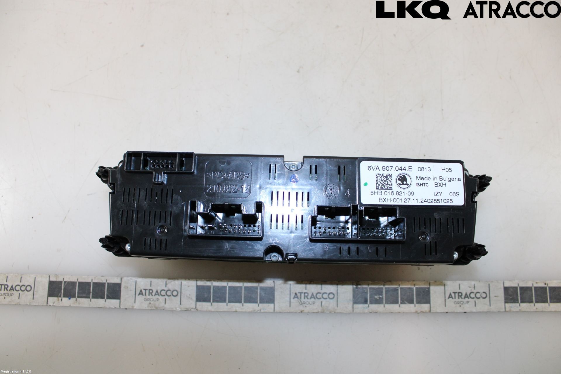 Skoda FABIA 22- Värmereglage