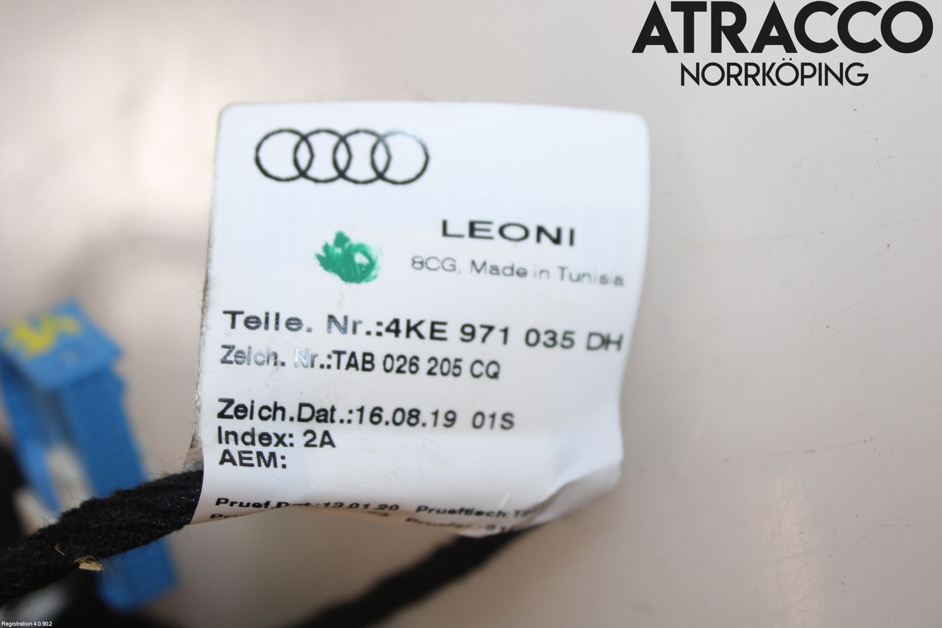 Audi E-TRON, S GE 19- Kabelhärva