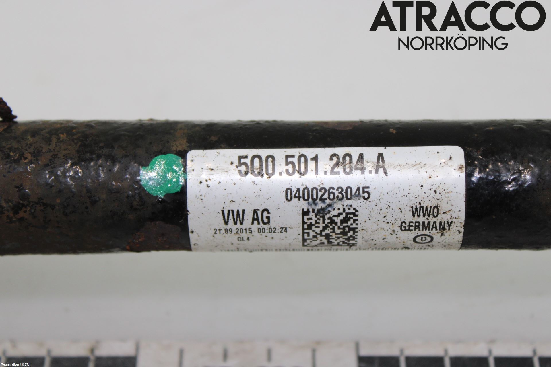 Volkswagen VW GOLF / E-GOLF VII 13-20 Drivaxel Bak Höger