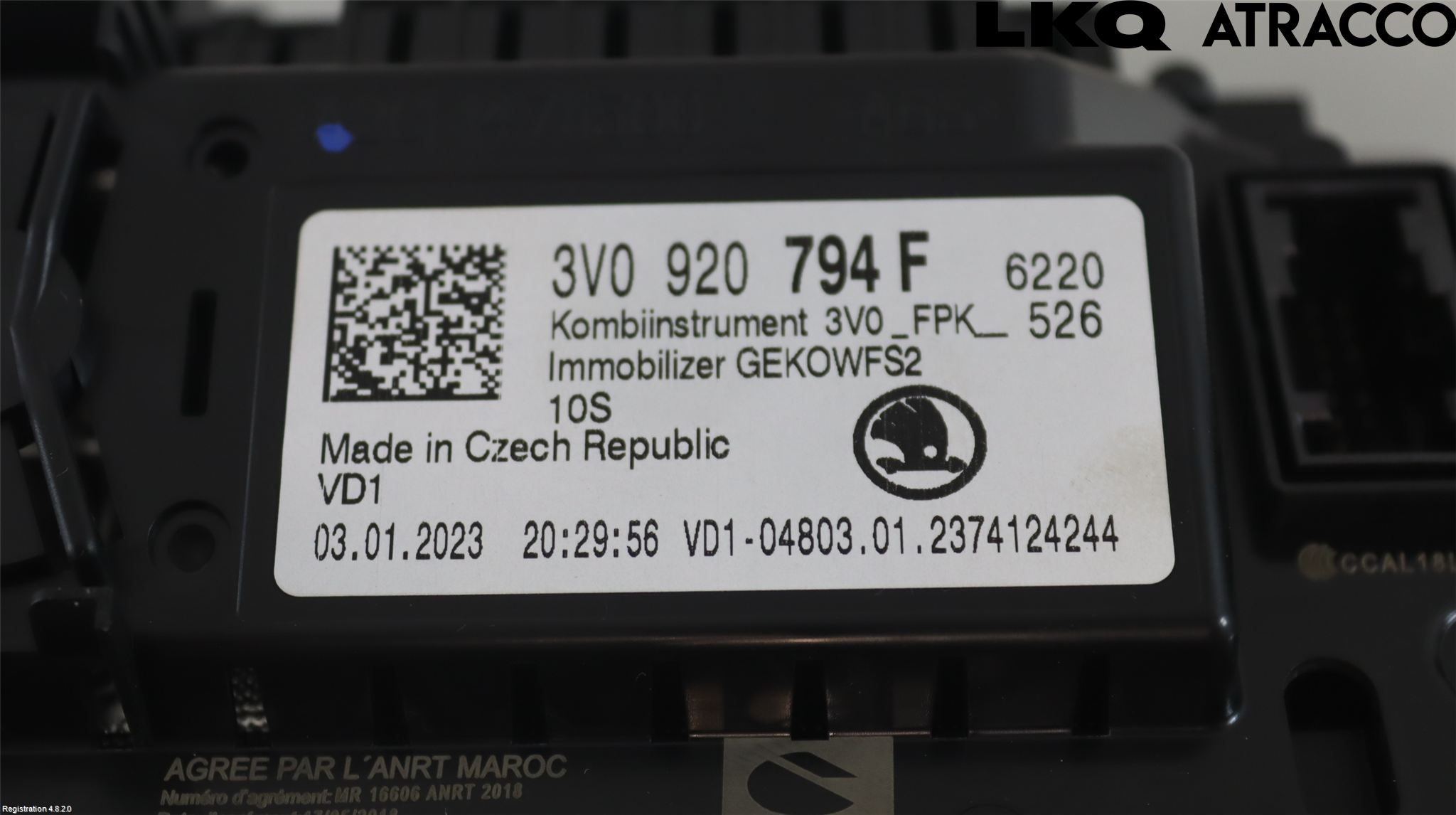 Skoda SUPERB 16-24 Instrument Komb