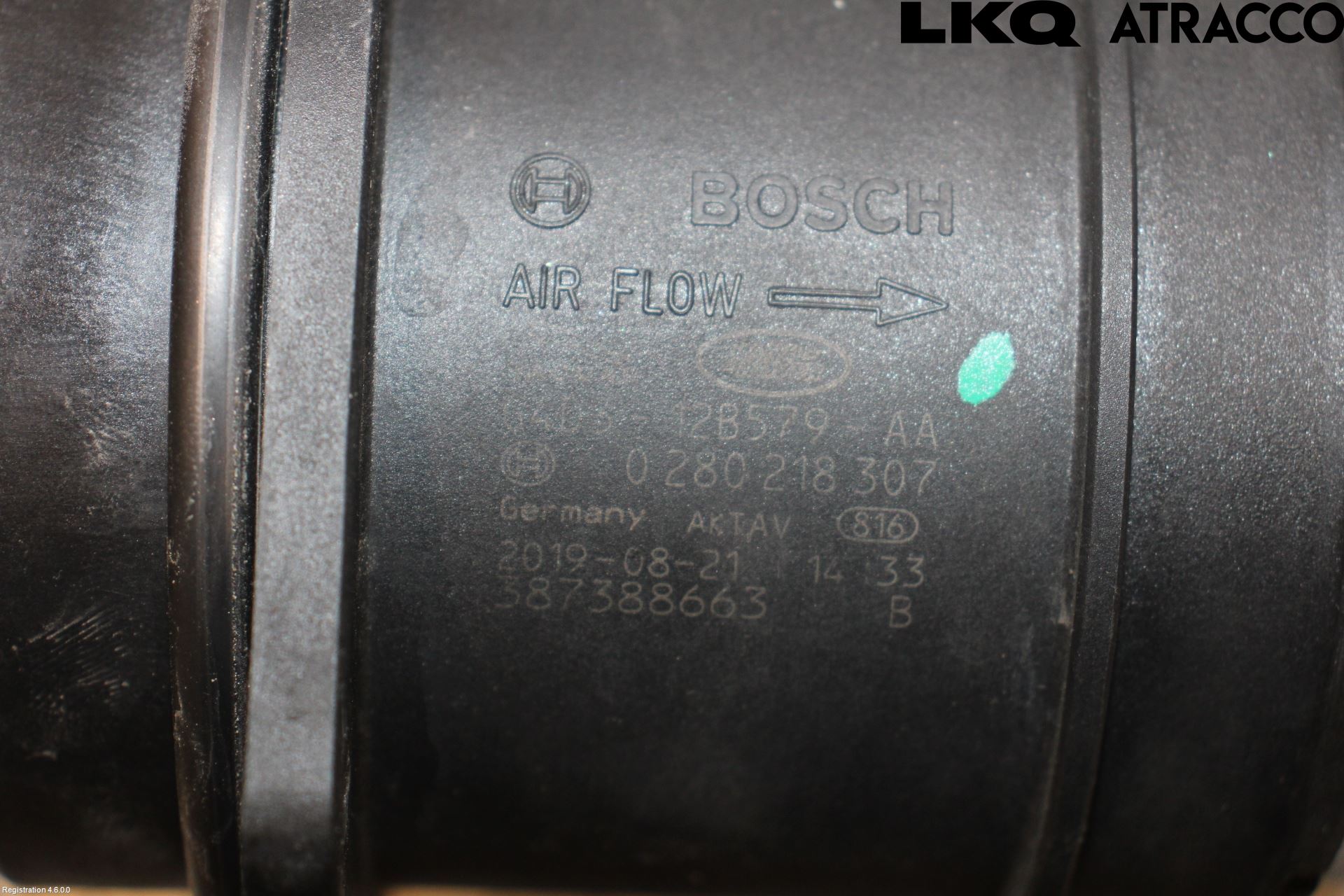 Jaguar F-PACE Injluftmassamätare