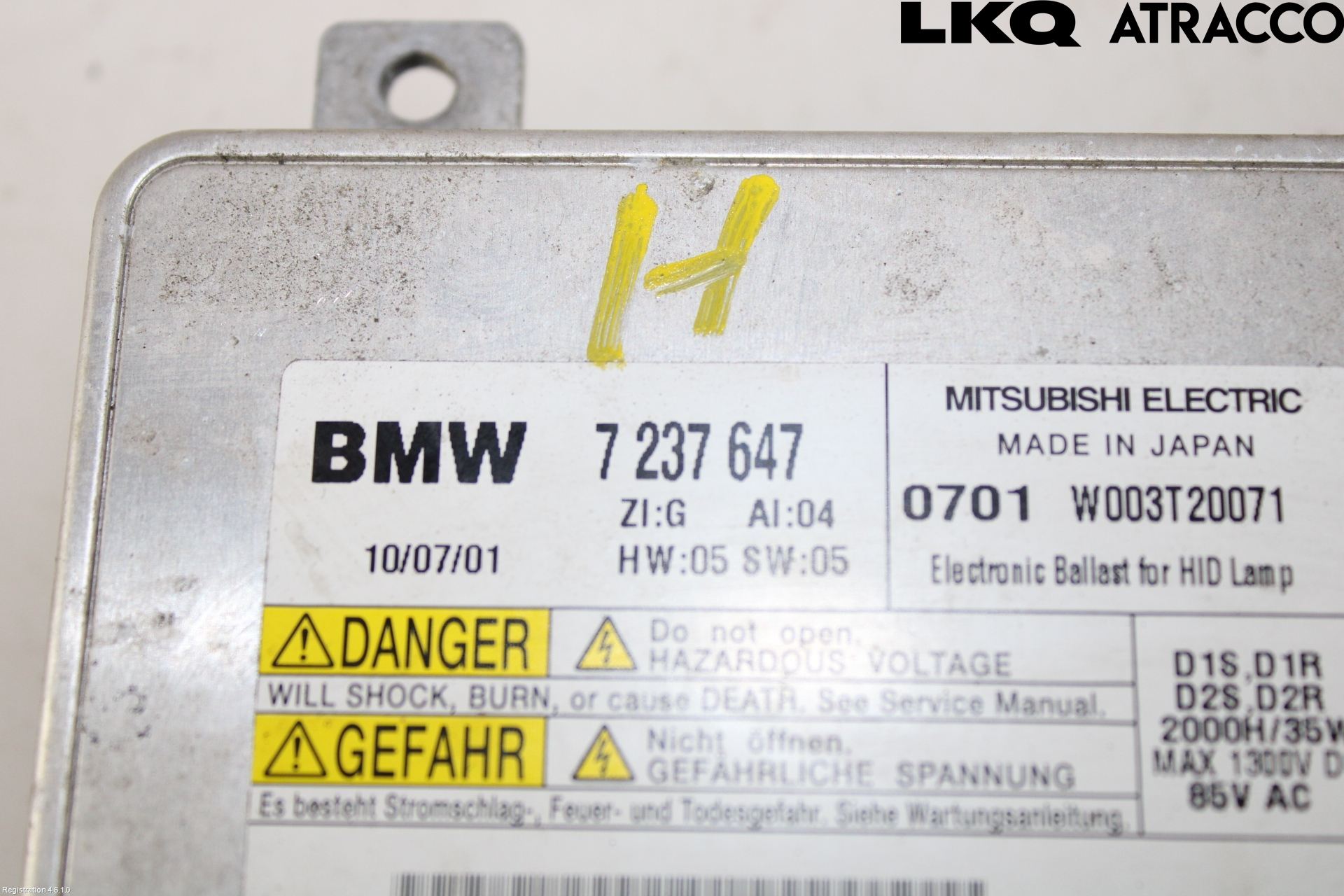 BMW 3 E90/91 SED/TOU 05-12 Styrenhet Strålkastare