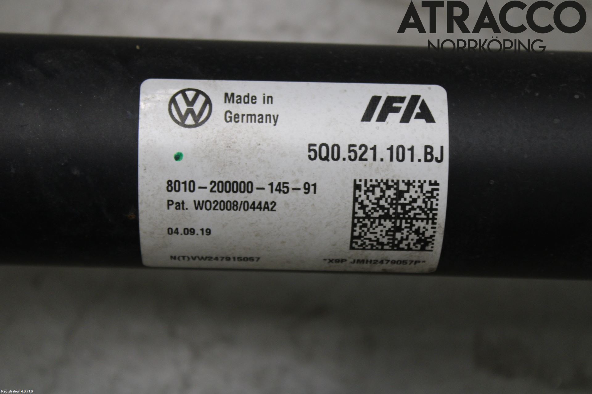 Cupra ATECA 19- Mellanaxel Komp